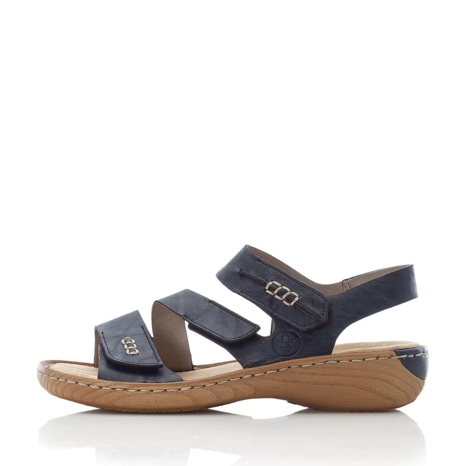Outlet Damskie Sandaly Z Paskami W Kolorze Blekitu Pacyfiku Damski Sandaly I Sandaly