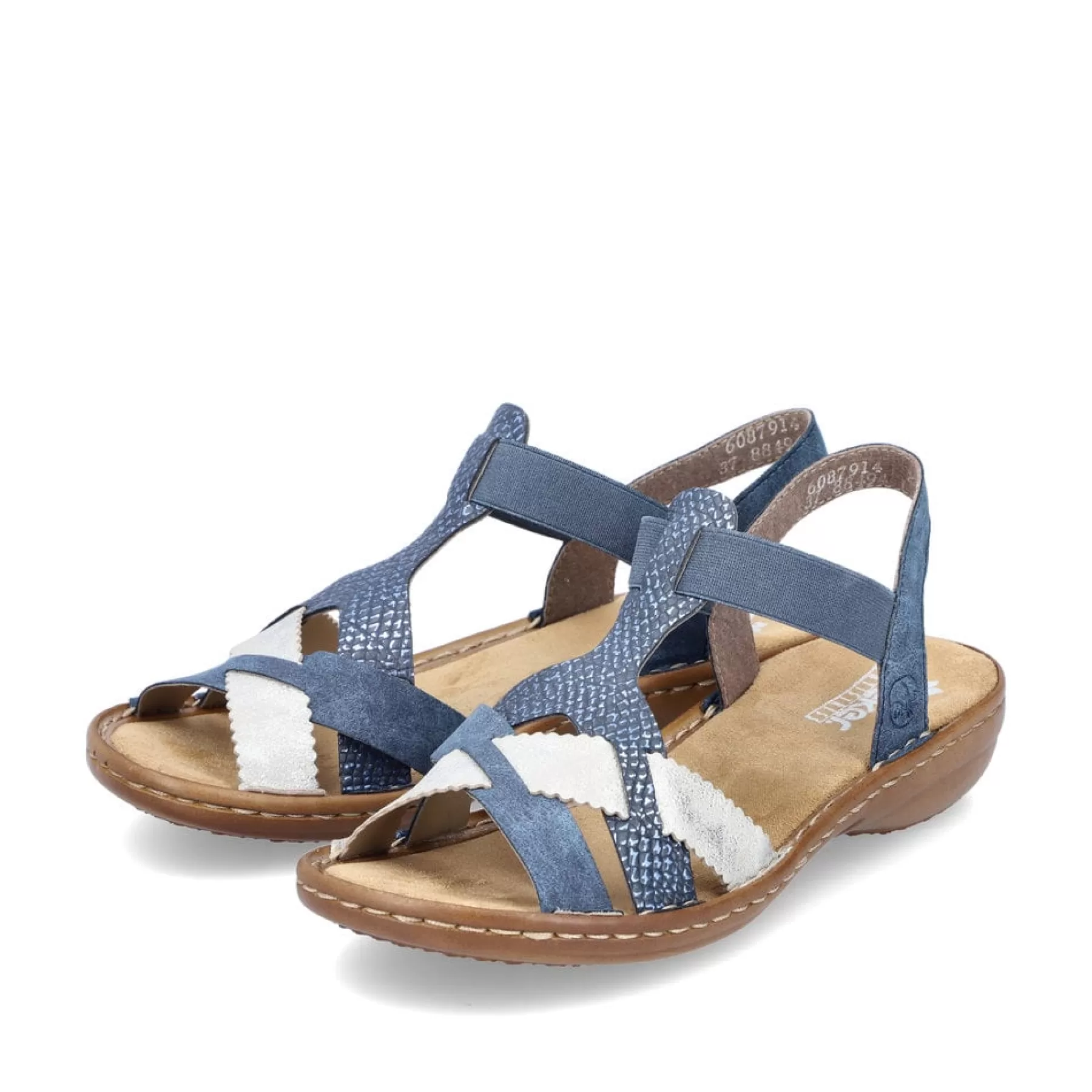 Shop Damskie Sandaly Z Paskami W Kolorze Blekitu Pacyfiku Damski Sandaly I Sandaly