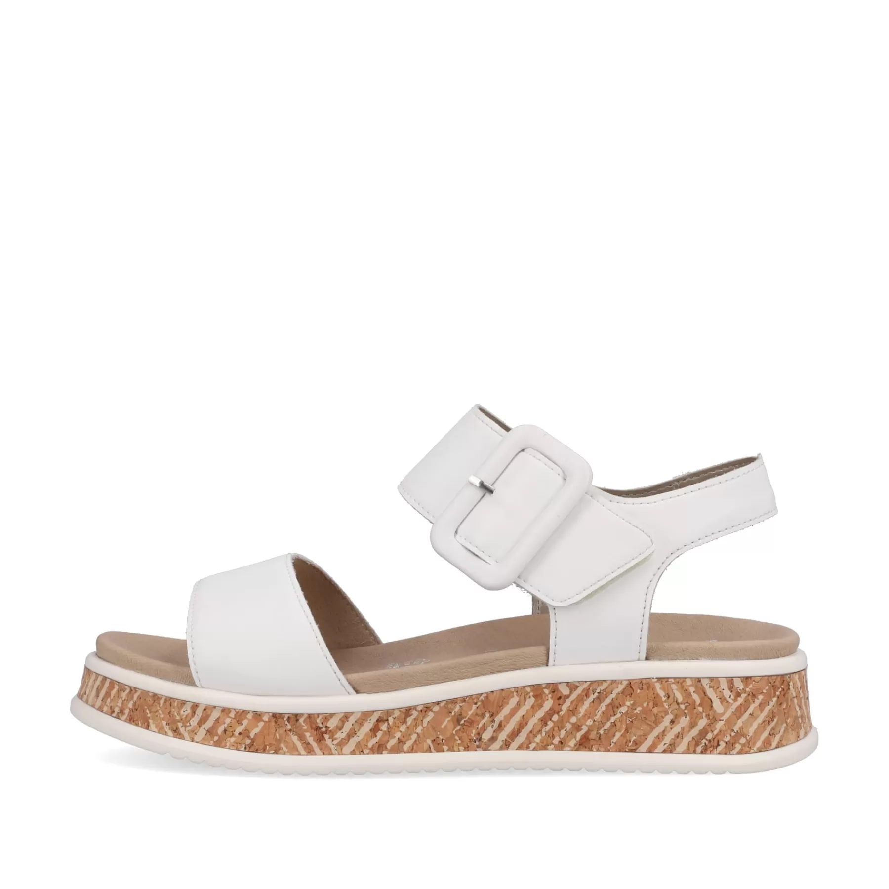 Flash Sale Damskie Sandaly Z Paskami W Kolorze Brilliant White Damski Sandaly I Sandaly