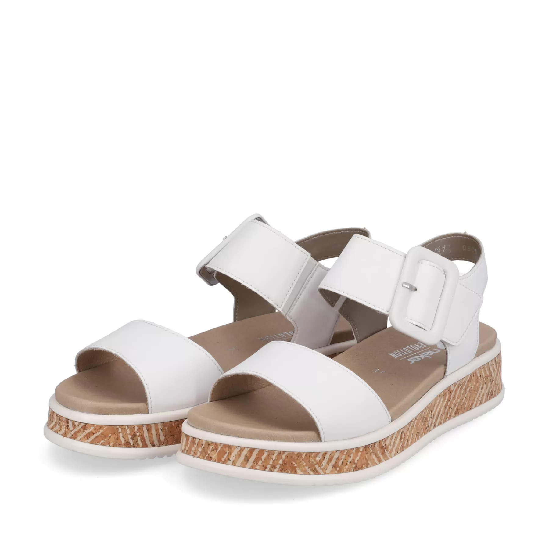 Flash Sale Damskie Sandaly Z Paskami W Kolorze Brilliant White Damski Sandaly I Sandaly
