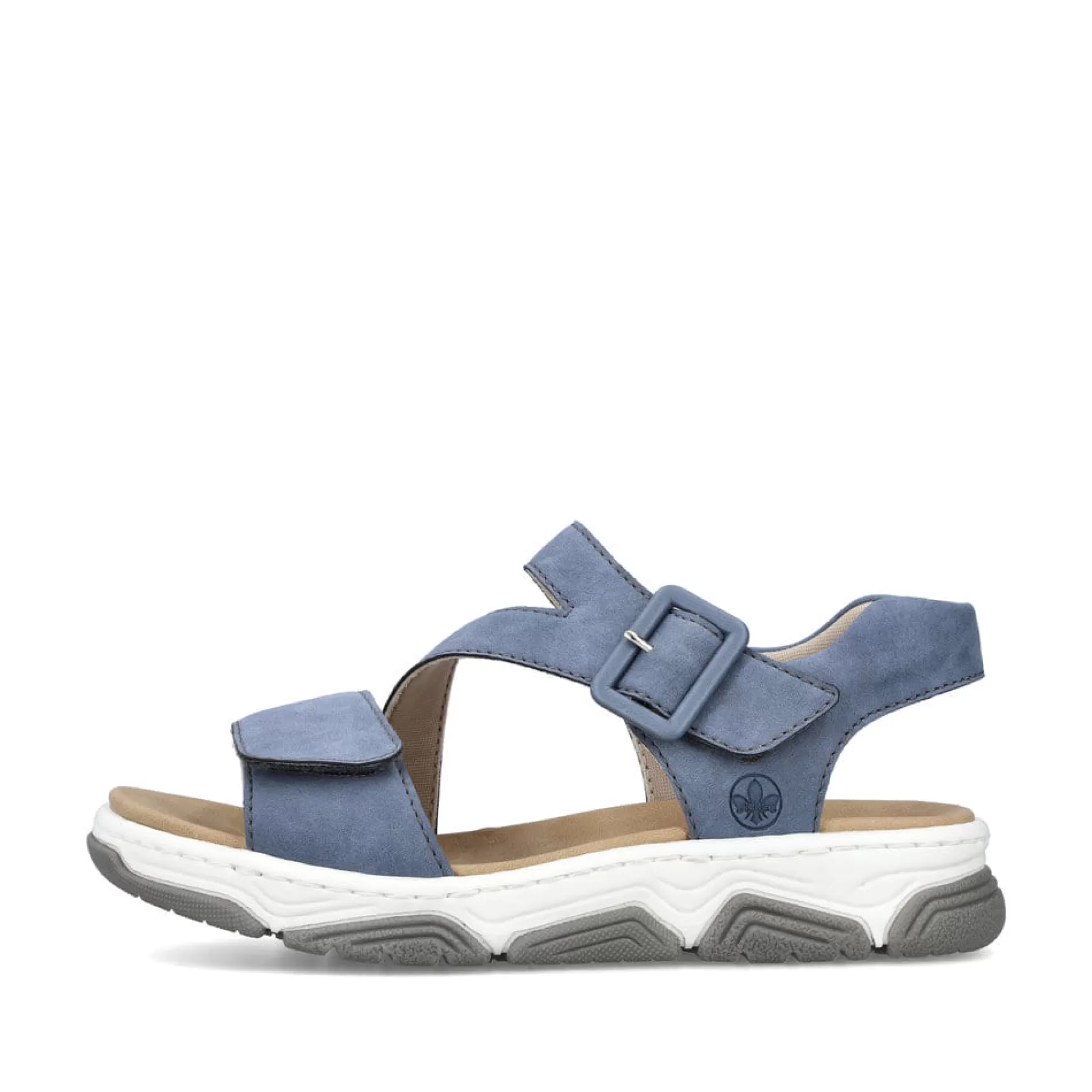 Best Sale Damskie Sandaly Z Paskami W Kolorze Lupkowo-Niebieskim Damski Sandaly I Sandaly