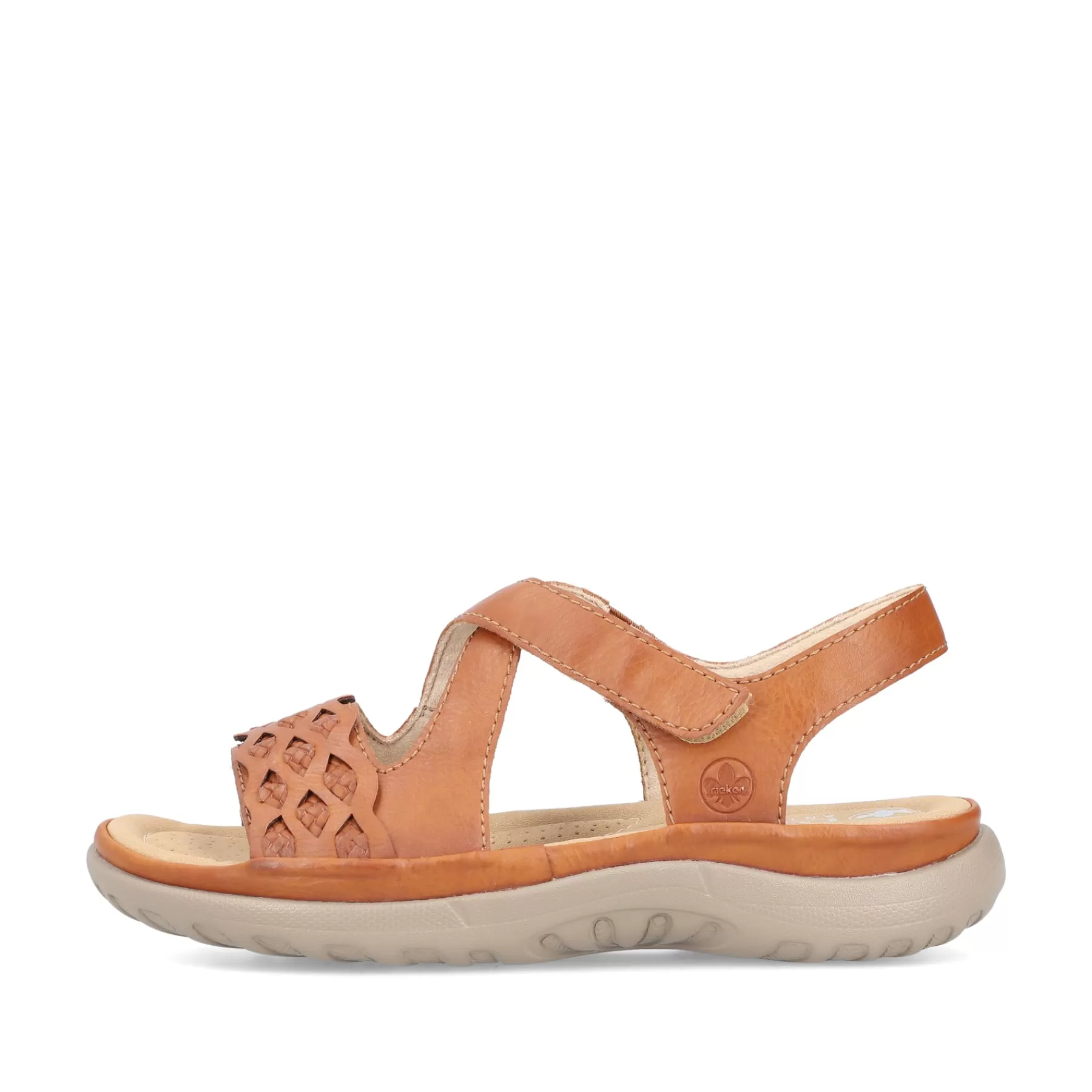 Outlet Damskie Sandaly Z Paskami W Kolorze Orzechowego Brazu Damski Sandaly I Sandaly