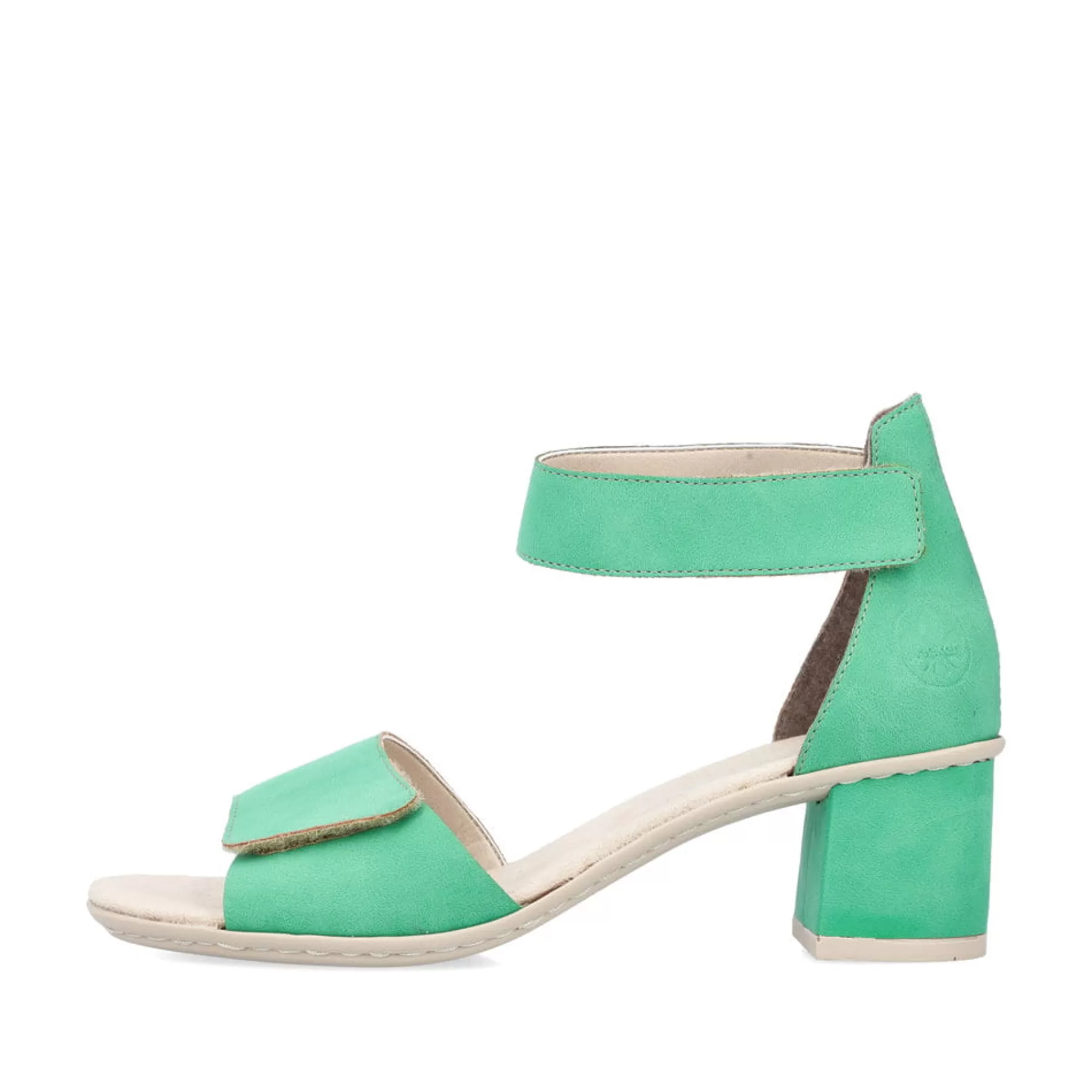 Discount Damskie Sandaly Z Paskami W Kolorze Zielonym Damski Buty Z Obcasami