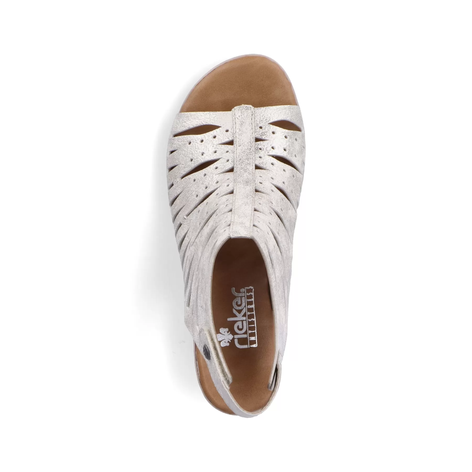 Hot Damskie Sandaly Z Paskiem W Kolorze Srebrnym, Metalicznym Damski Buty Z Obcasami