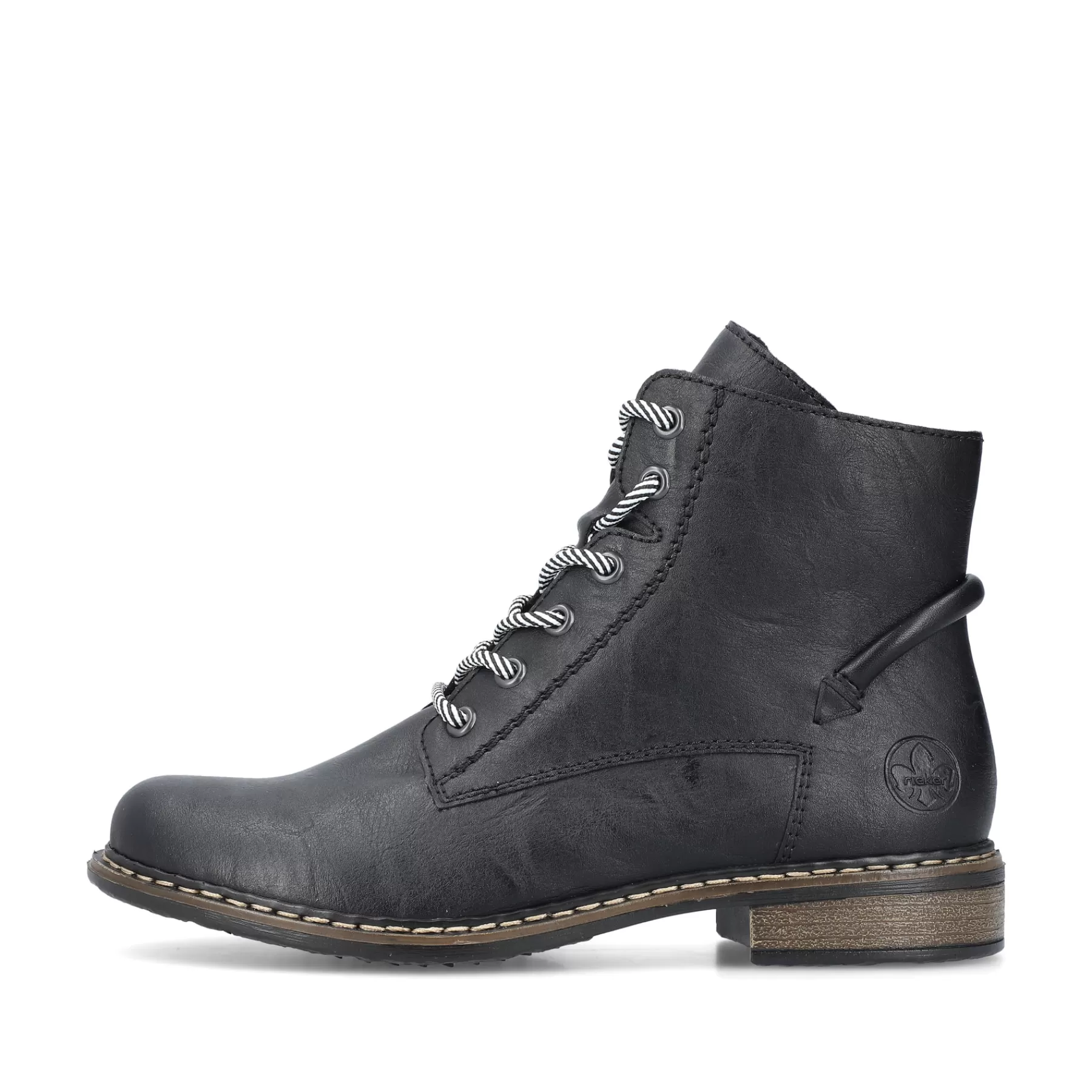 Flash Sale Damskie Sznurowane Buty , Asfaltowe, Czarne Damski Botki I Botki