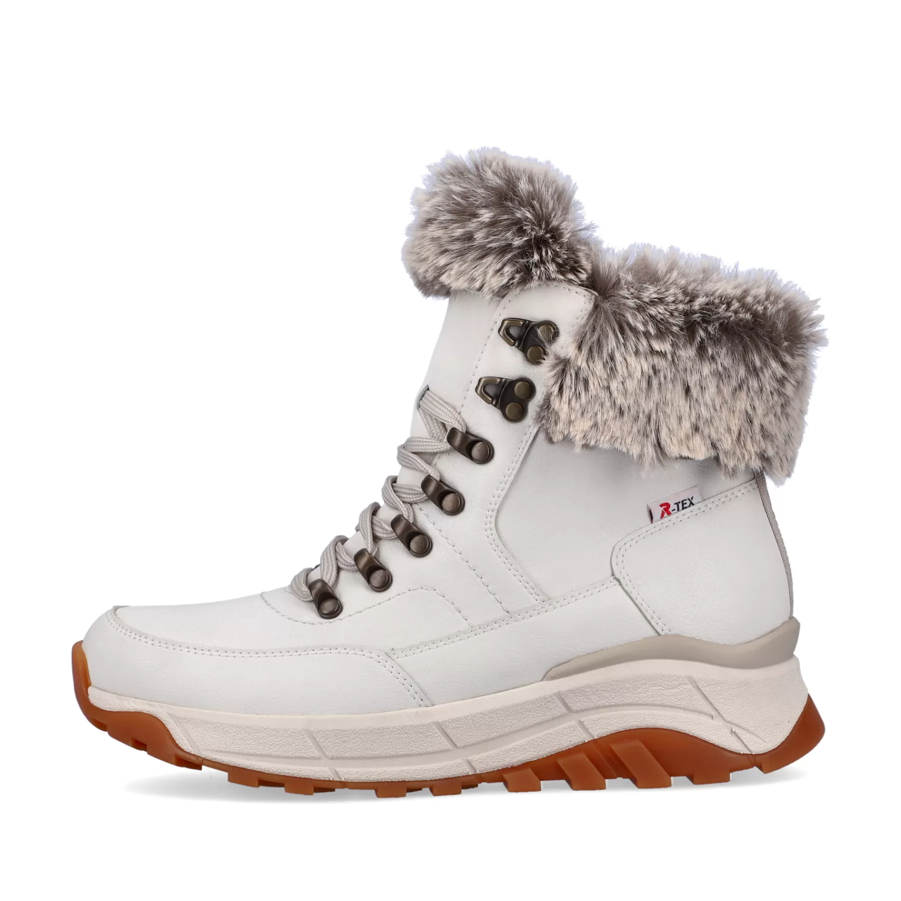Fashion Damskie Sznurowane Buty Frost White Damski Botki I Botki