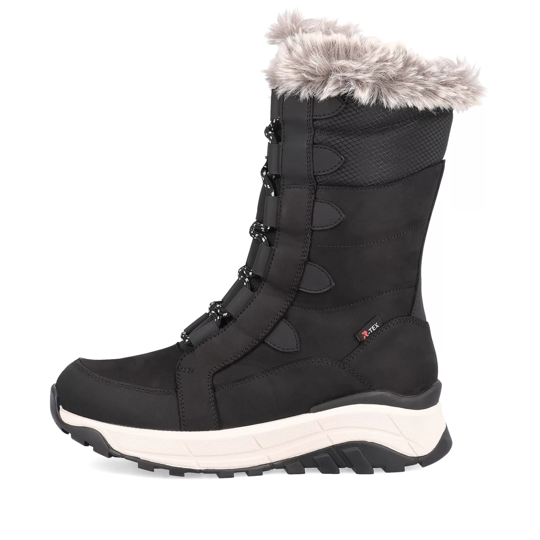 Sale Damskie Sznurowane Buty Night Black Damski Botki I Botki