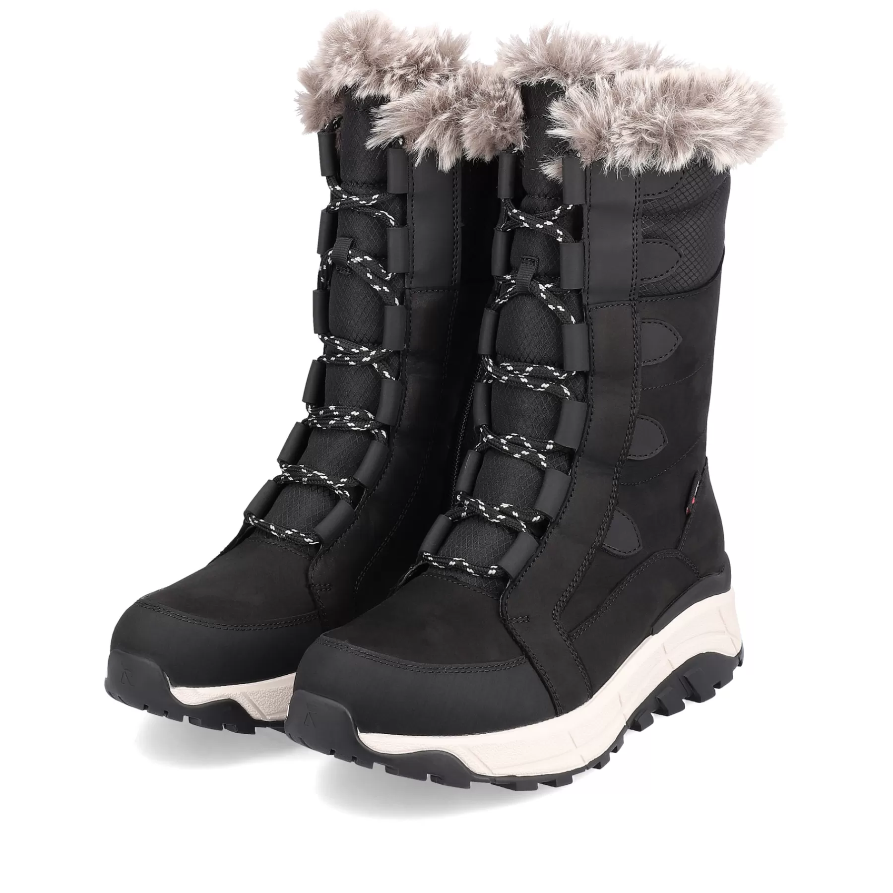 Sale Damskie Sznurowane Buty Night Black Damski Botki I Botki