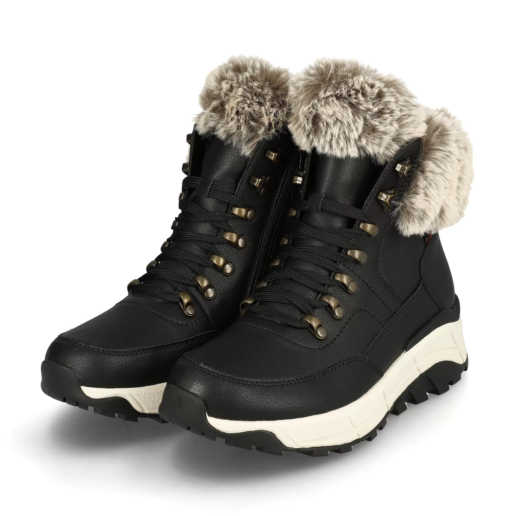 Hot Damskie Sznurowane Buty Urban Black Damski Botki I Botki