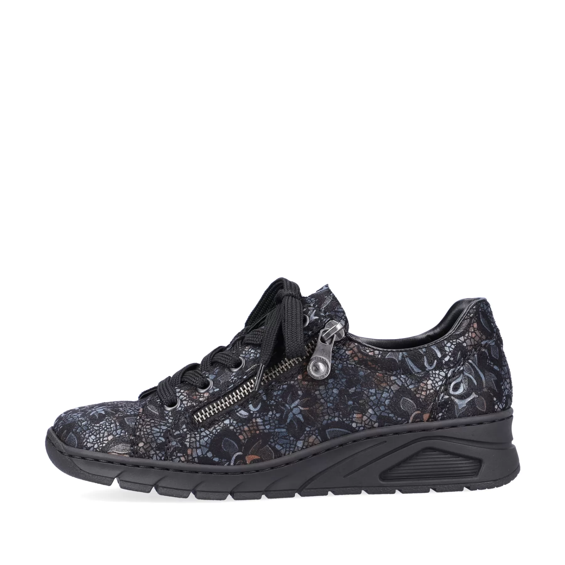 Shop Damskie Sznurowane Buty W Kolorze Czarnym, Metalicznym Damski Niskie Buty I Kapcie