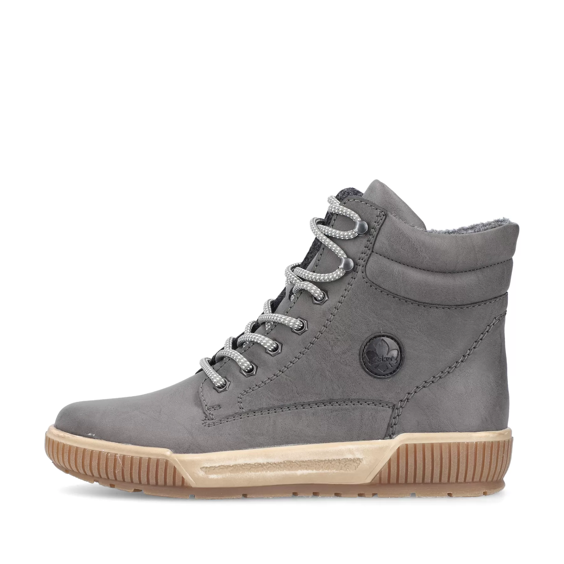 Best Damskie Sznurowane Buty W Kolorze Ksiezycowej Szarosci Damski Botki I Botki