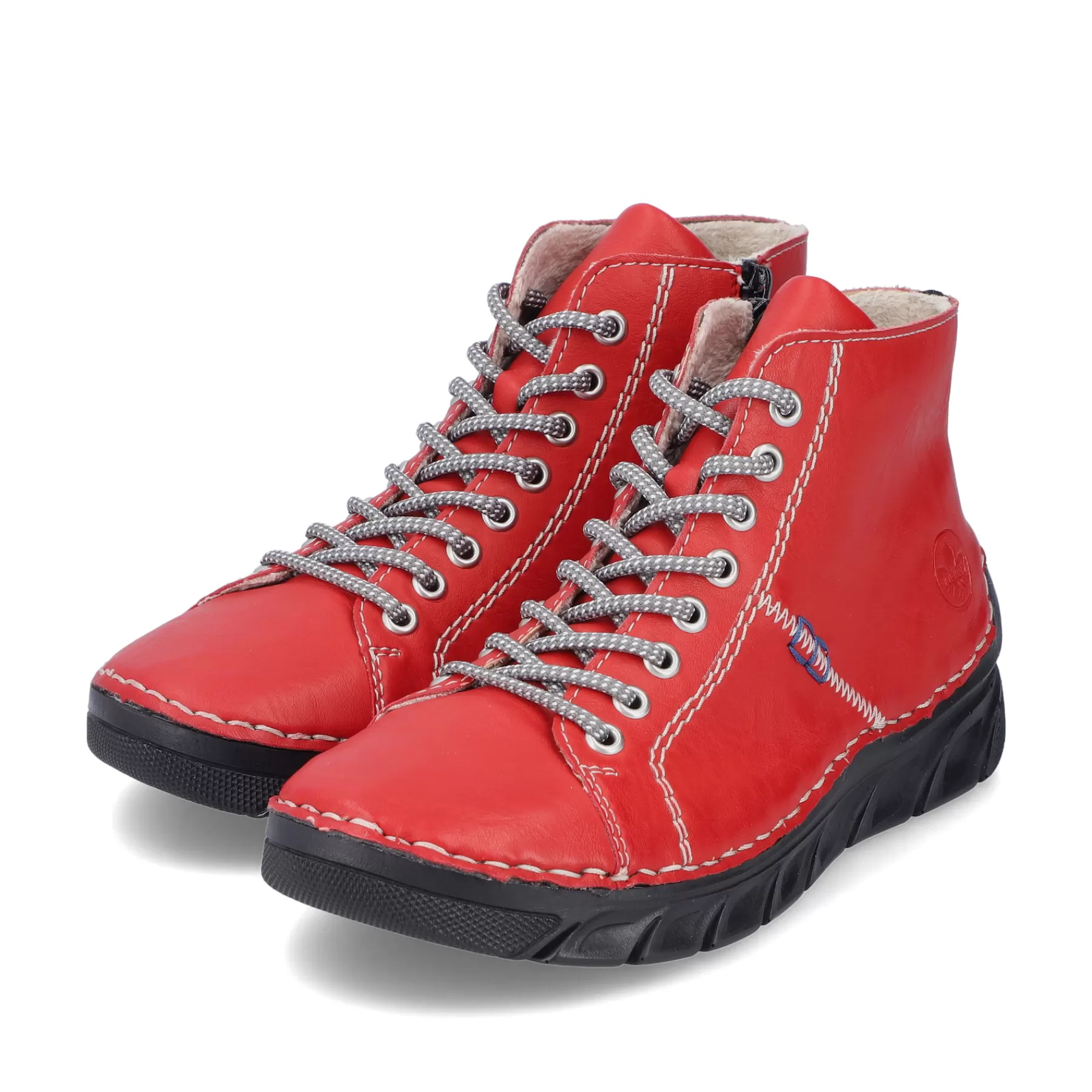 Cheap Damskie Sznurowane Buty W Kolorze Ognistoczerwonym Damski Niskie Buty I Kapcie