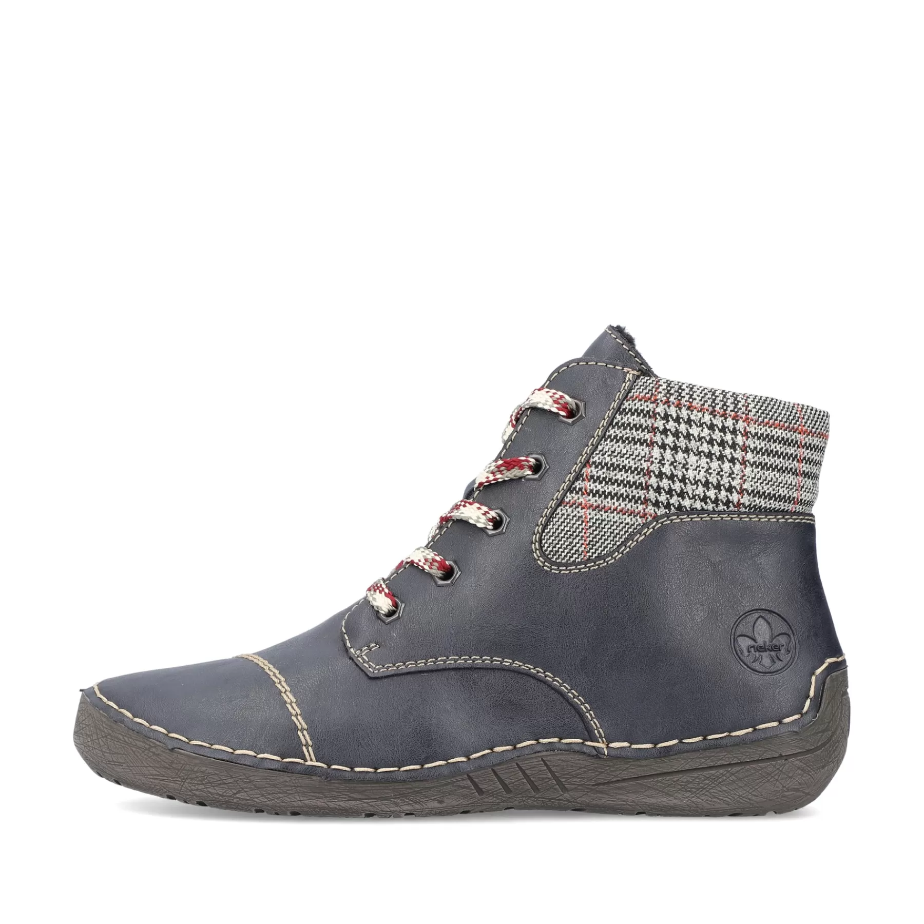 Clearance Damskie Sznurowane Buty W Kolorze Stalowoniebieskim Damski Niskie Buty I Kapcie