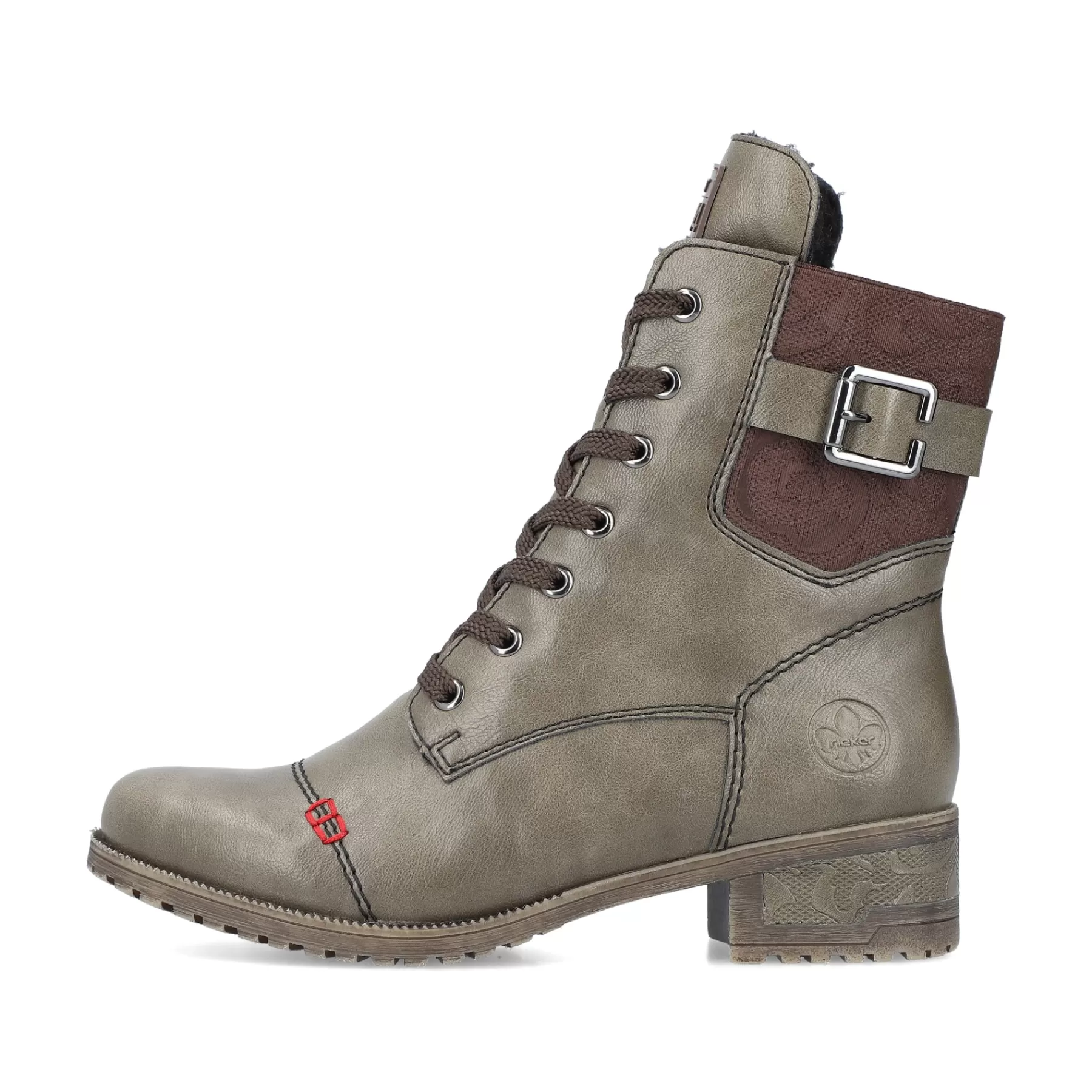 Cheap Damskie Sznurowane Buty W Kolorze Wojskowej Zieleni Damski Botki I Botki