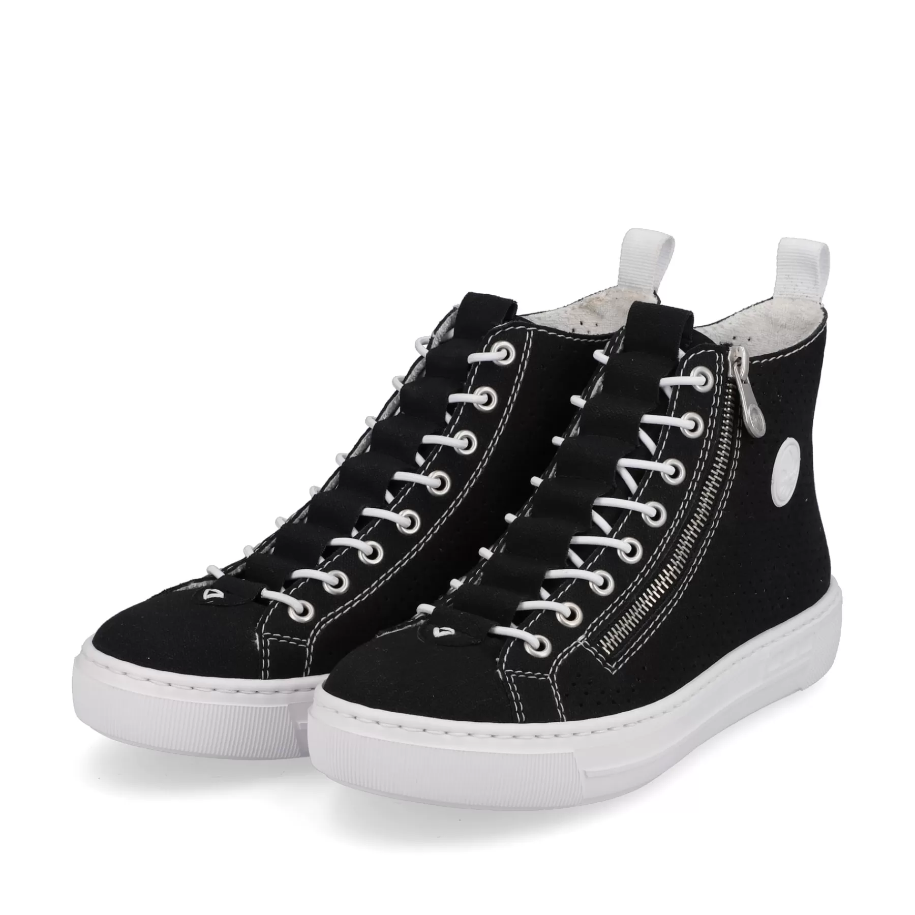 Cheap Damskie Tenisowki High Night Czarno-Krystalicznie Biale Damski Trampki