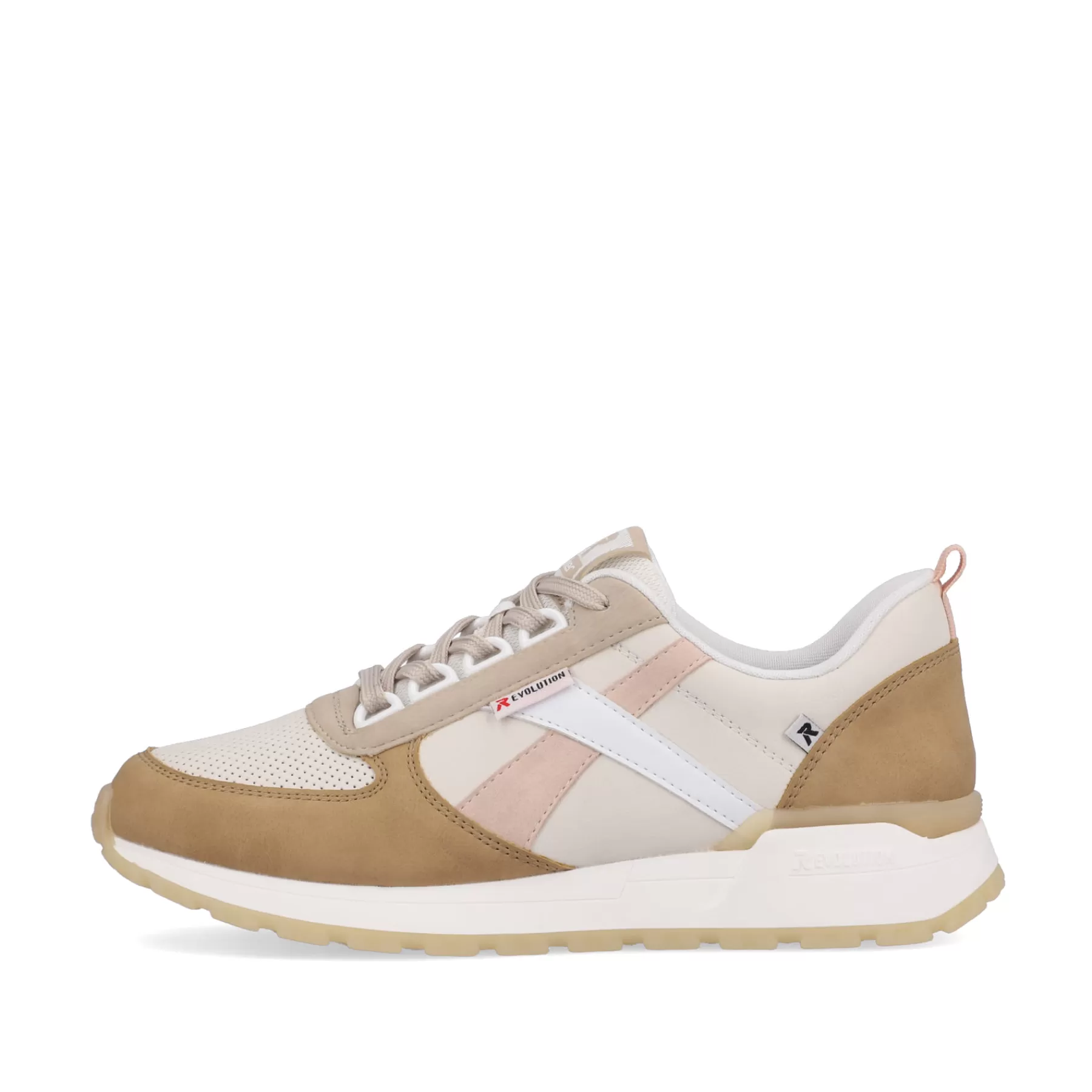 Discount Damskie Tenisowki Low Clay-Beige Cinnamon White Damski Trampki