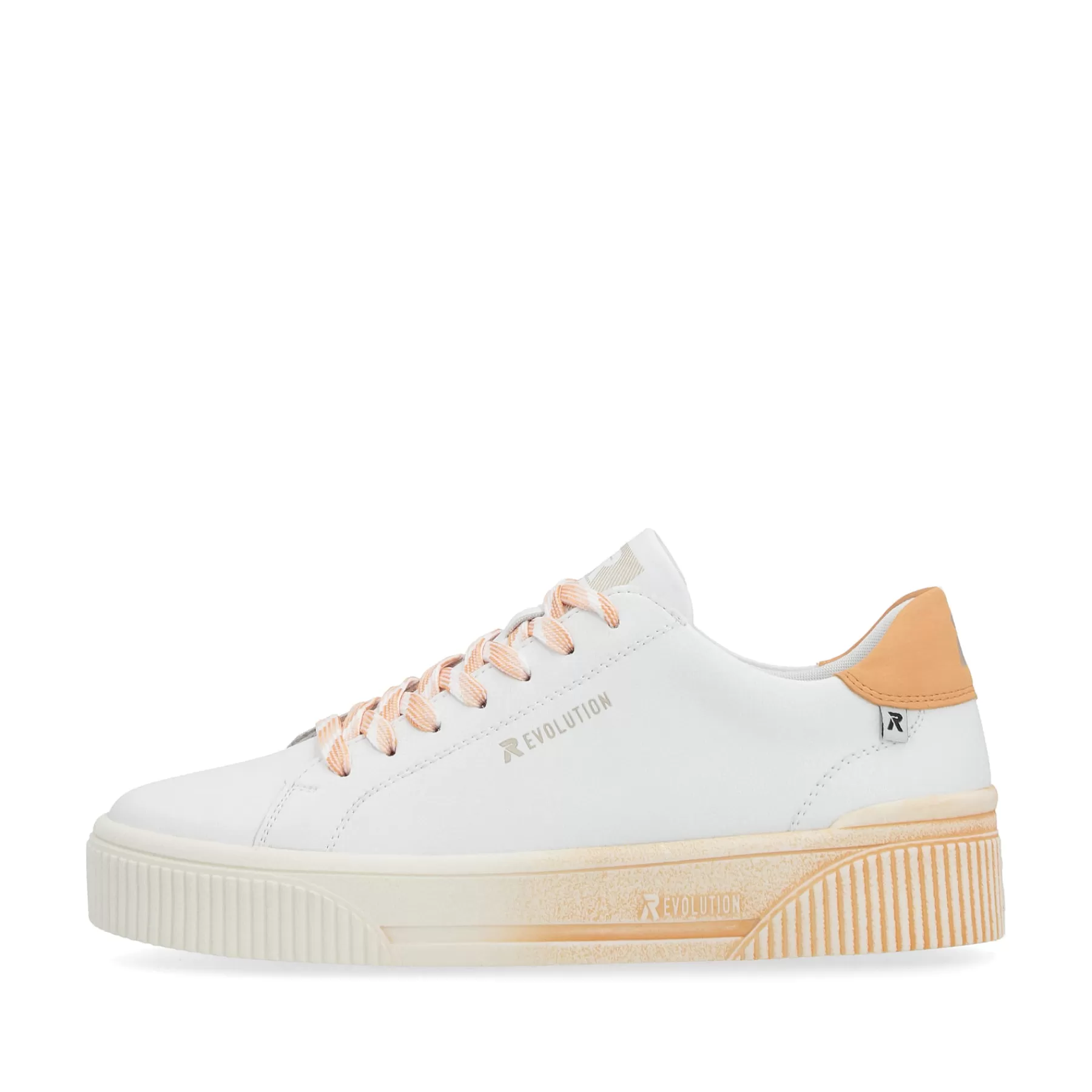 New Damskie Tenisowki Low Crystal-White Apricot Damski Kolorowe Style