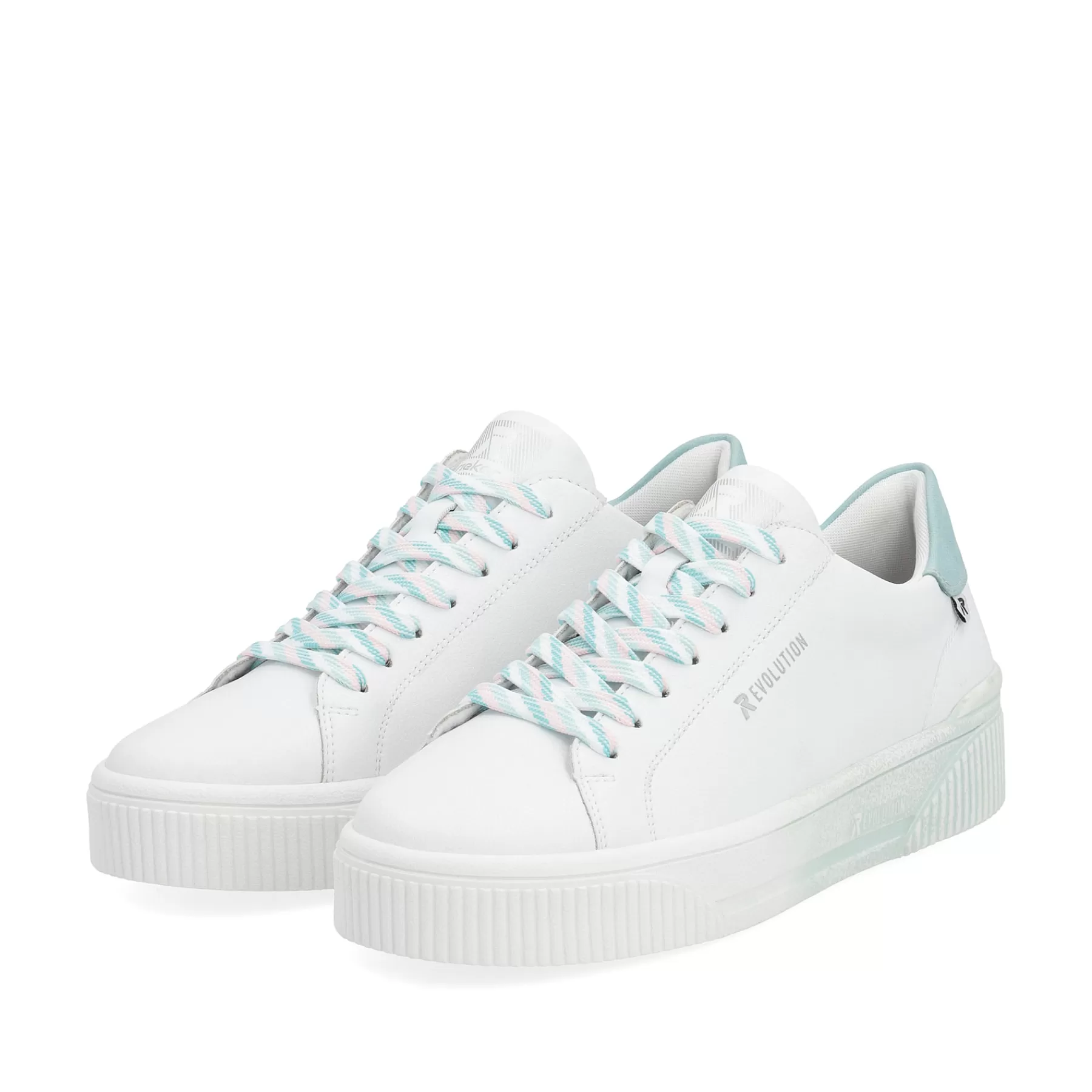 Online Damskie Tenisowki Low Crystal-White Light-Aqua Damski Trampki