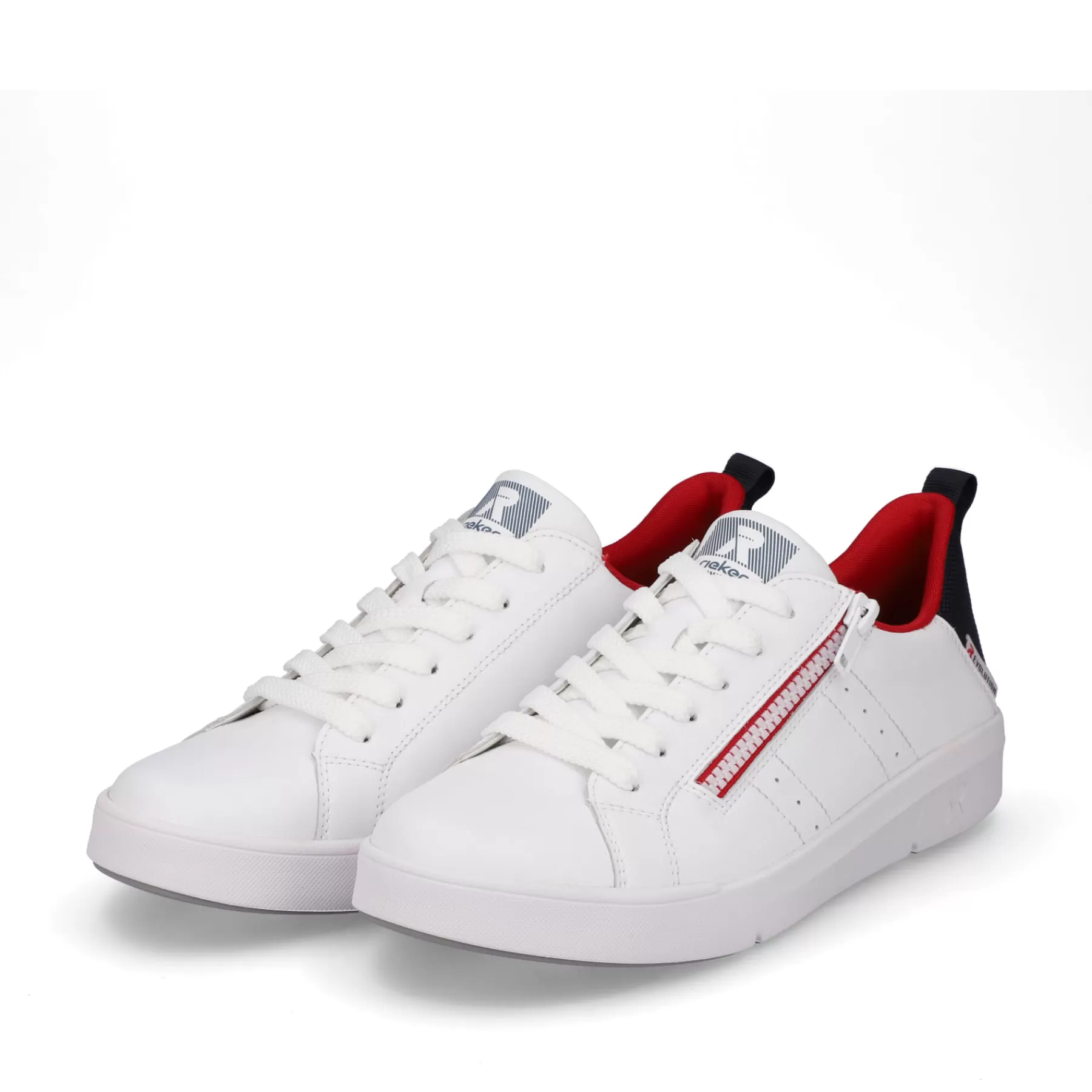 New Damskie Tenisowki Low Snow-White True-Red Damski Trampki