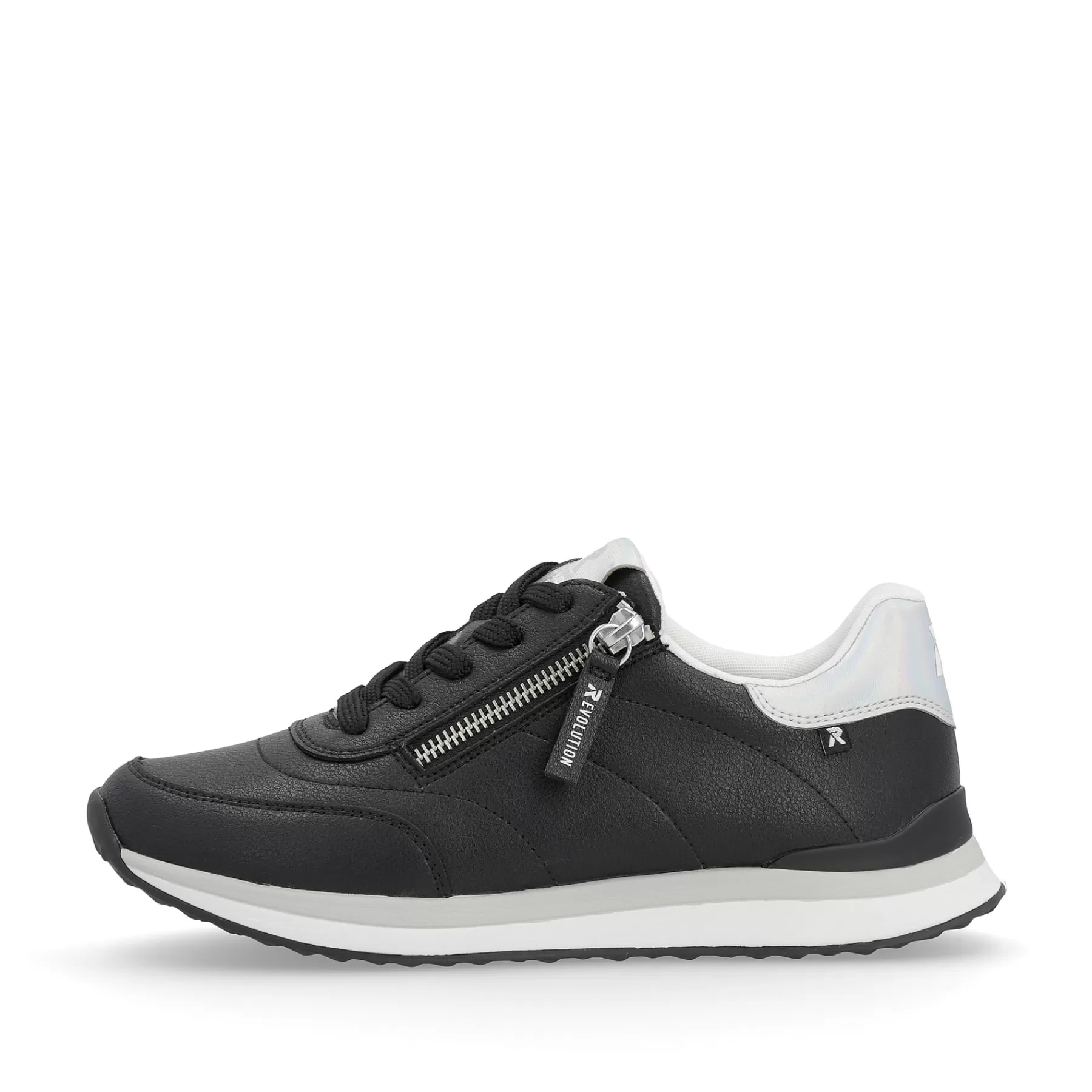 Outlet Damskie Tenisowki , Niskie, Miejskie, Czarne Damski Trampki