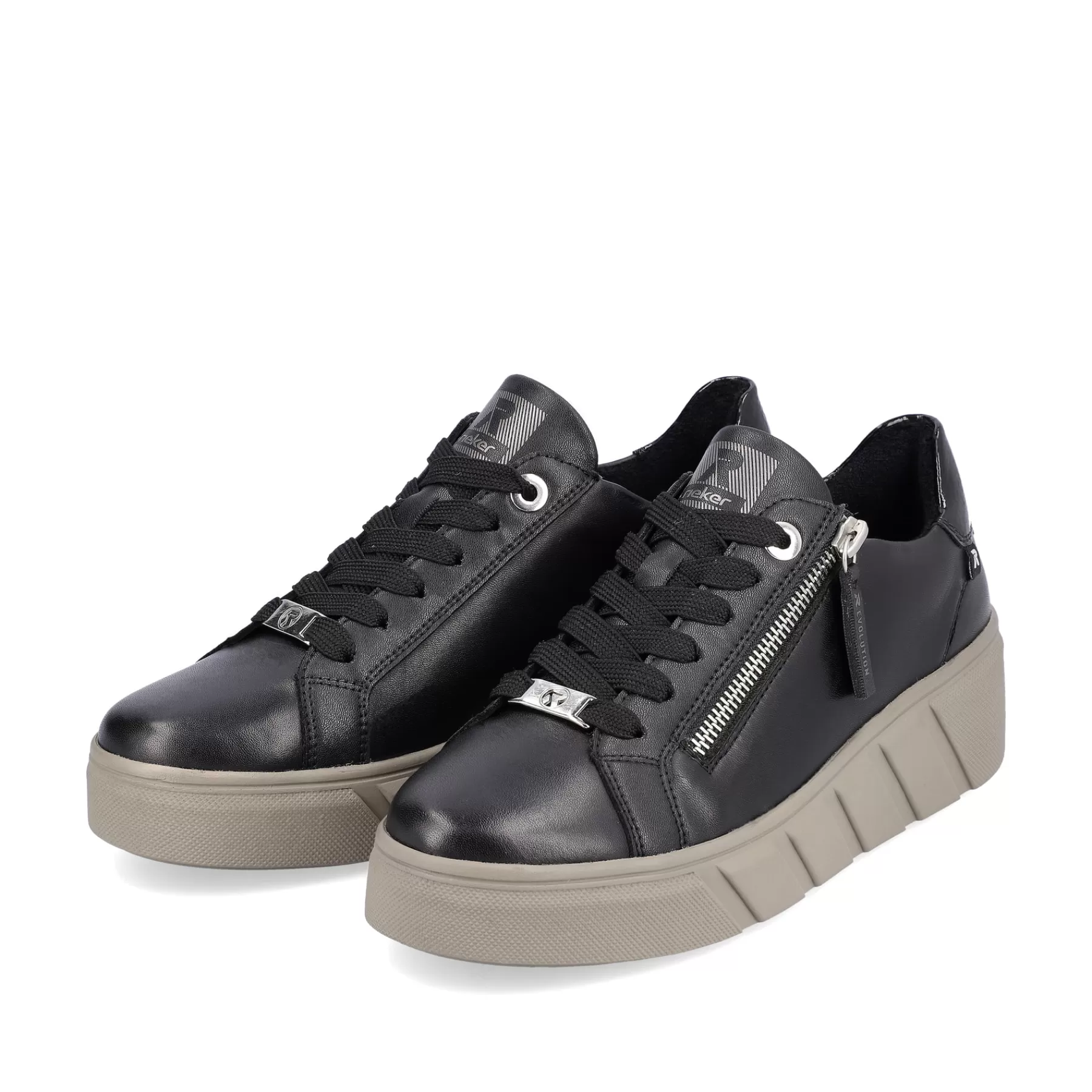 Clearance Damskie Tenisowki , Niskie, Miejskie, Czarne Damski Trampki
