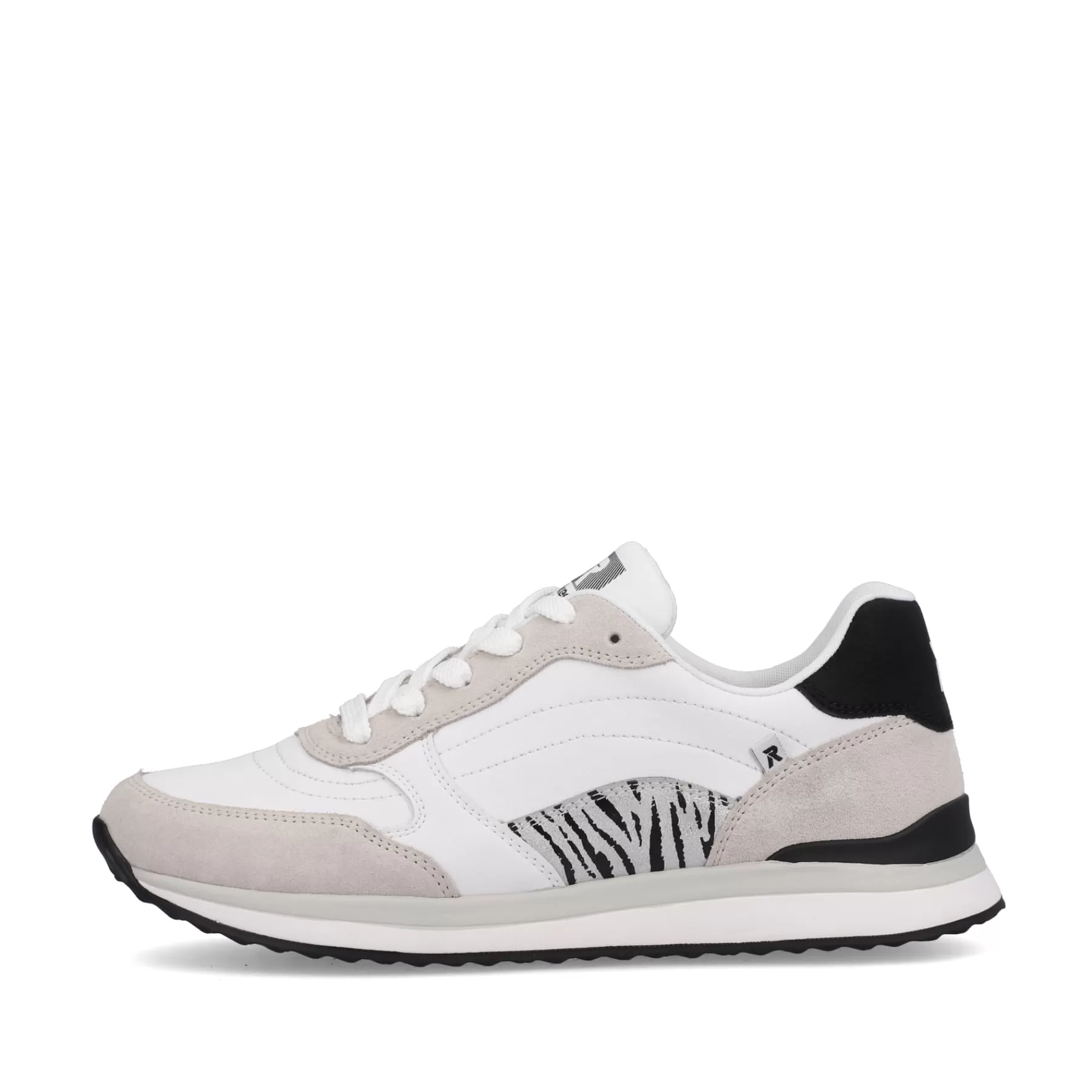 Discount Damskie Tenisowki Niskie Swan-White Arctic-Grey Zebra Damski Trampki