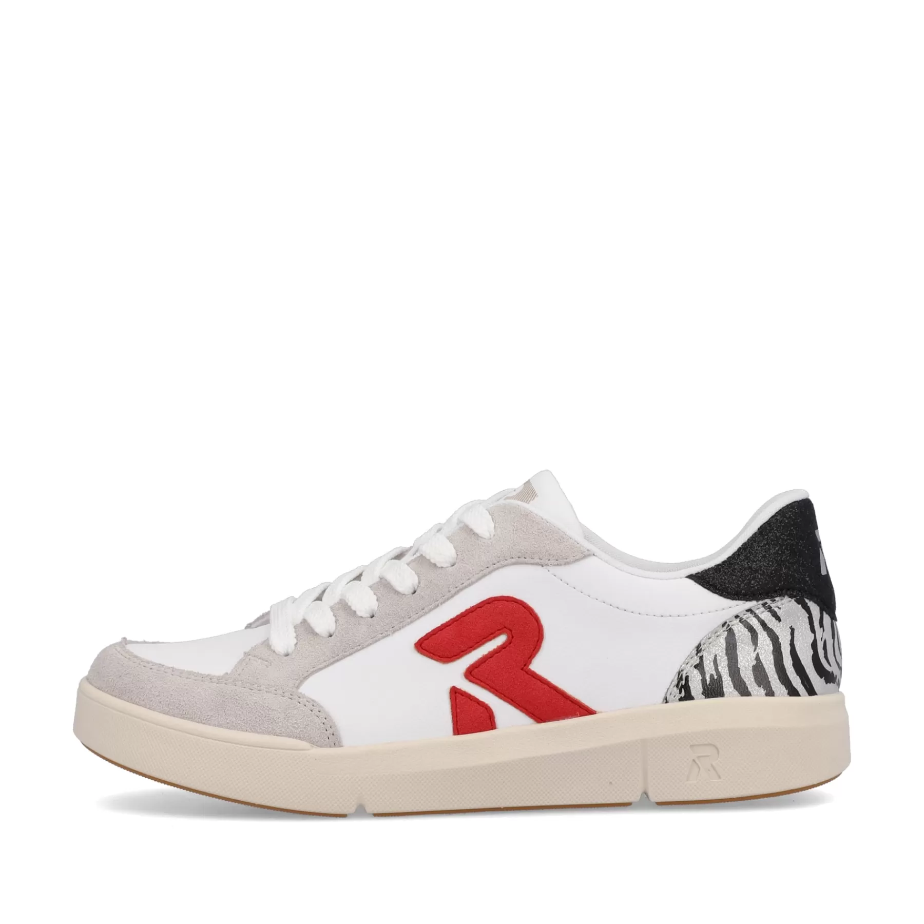 Discount Damskie Tenisowki Niskie Swan-White Arctic-Grey Zebra Damski Trampki