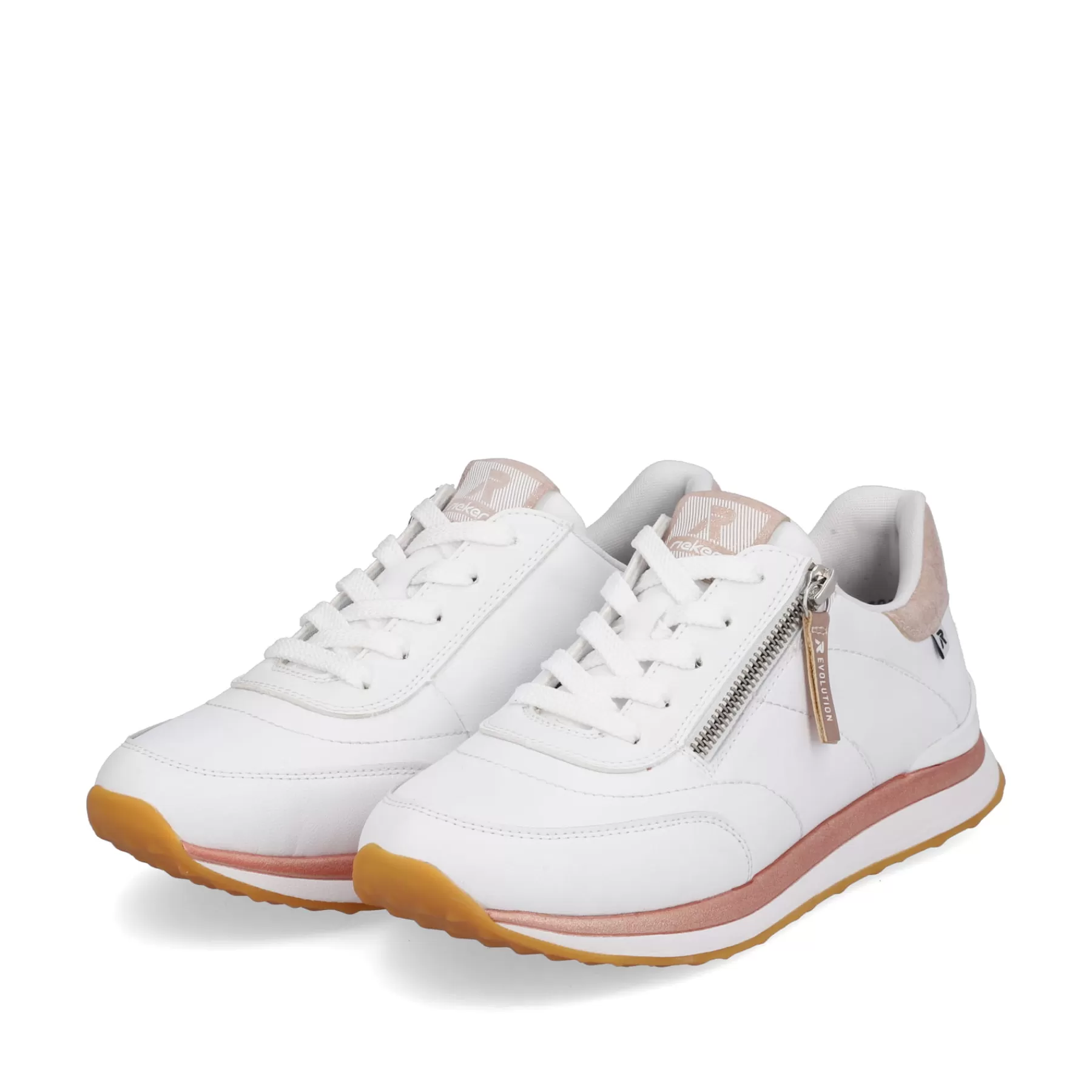 Shop Damskie Tenisowki Niskie Swan-White Rose Damski Trampki