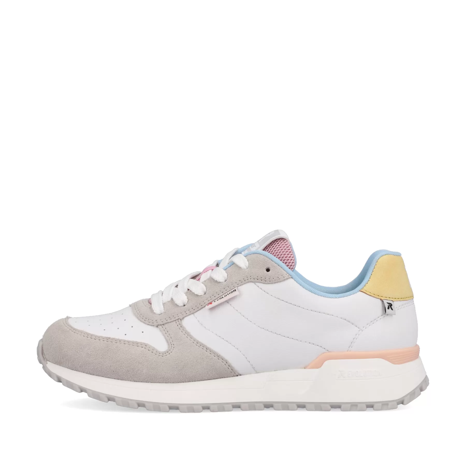 Shop Damskie Tenisowki Niskie Swan-White Stone-Grey Damski Trampki