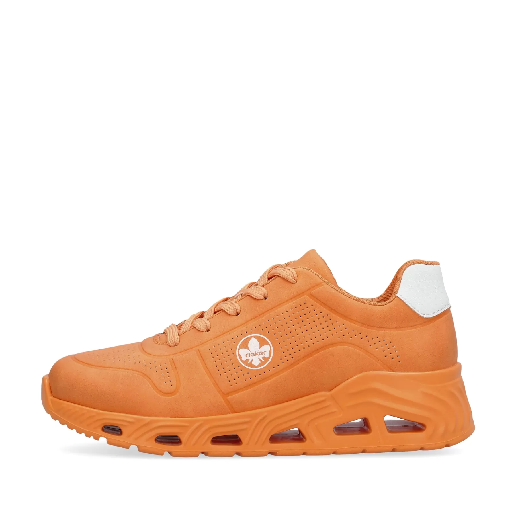 Clearance Damskie Tenisowki Niskie Swiecace Pomaranczowe Damski Kolorowe Style