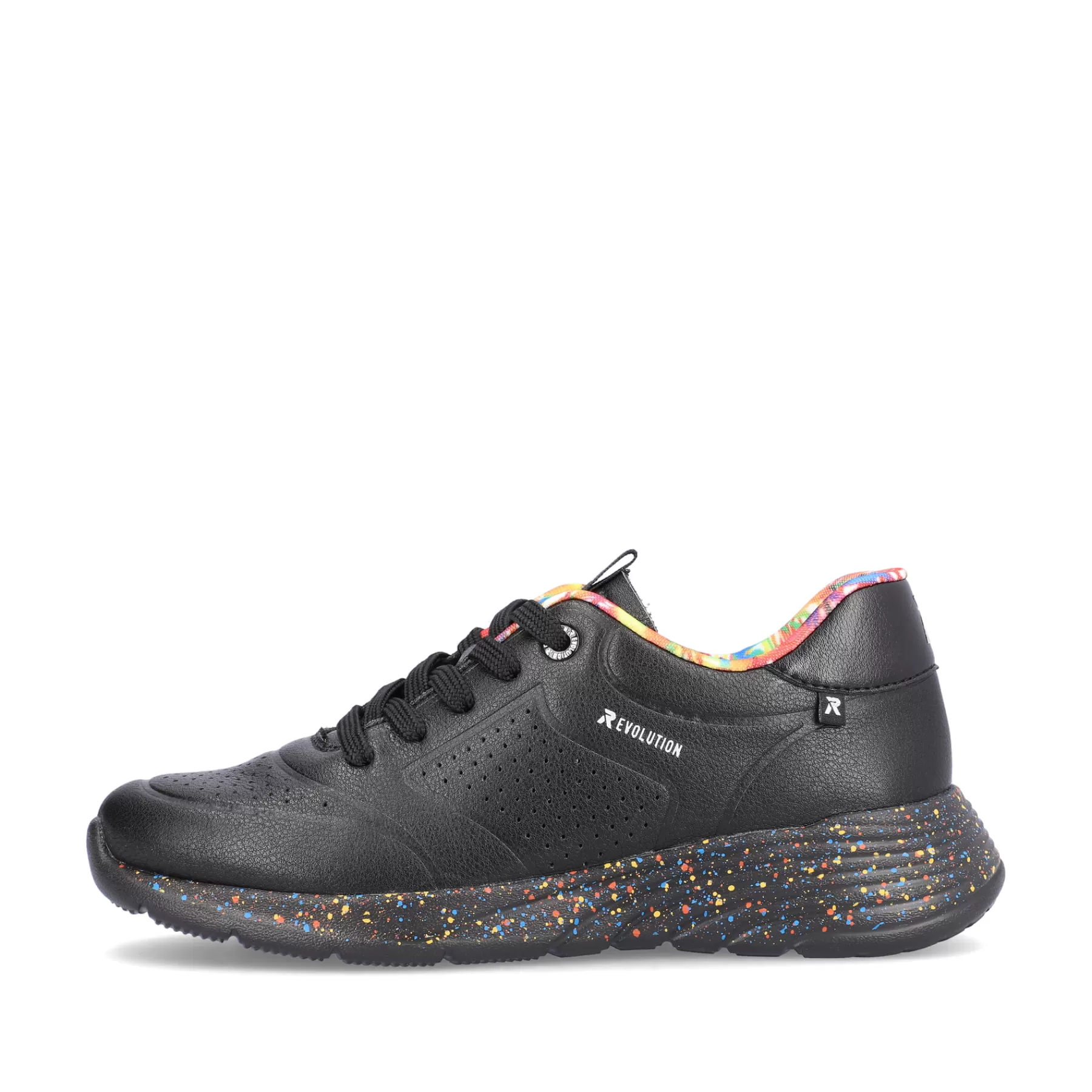 Clearance Damskie Tenisowki Niskie Urban-Black Rainbow Damski Trampki