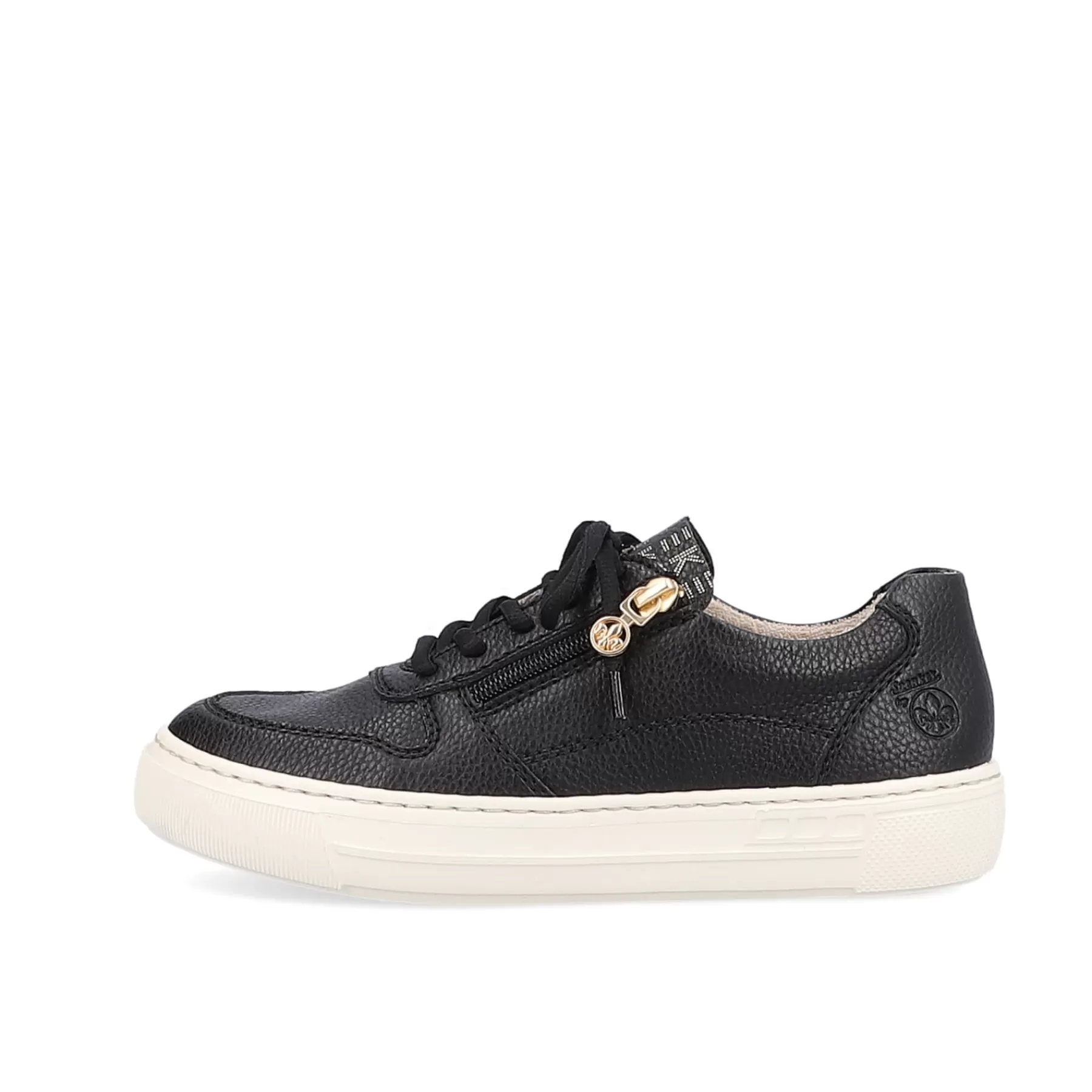 Flash Sale Damskie Tenisowki , Niskie, W Kolorze Glebokiej Czerni Damski Trampki