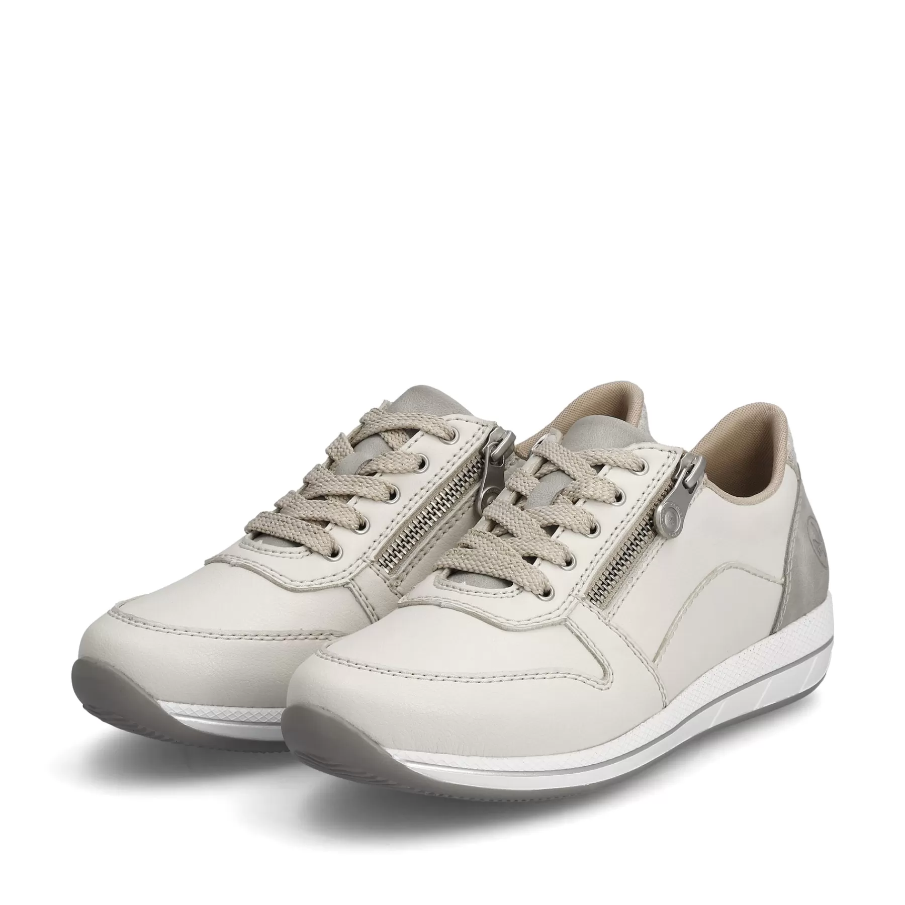 Best Sale Damskie Tenisowki Niskie W Kolorze Kremowo-Bialym Damski Trampki
