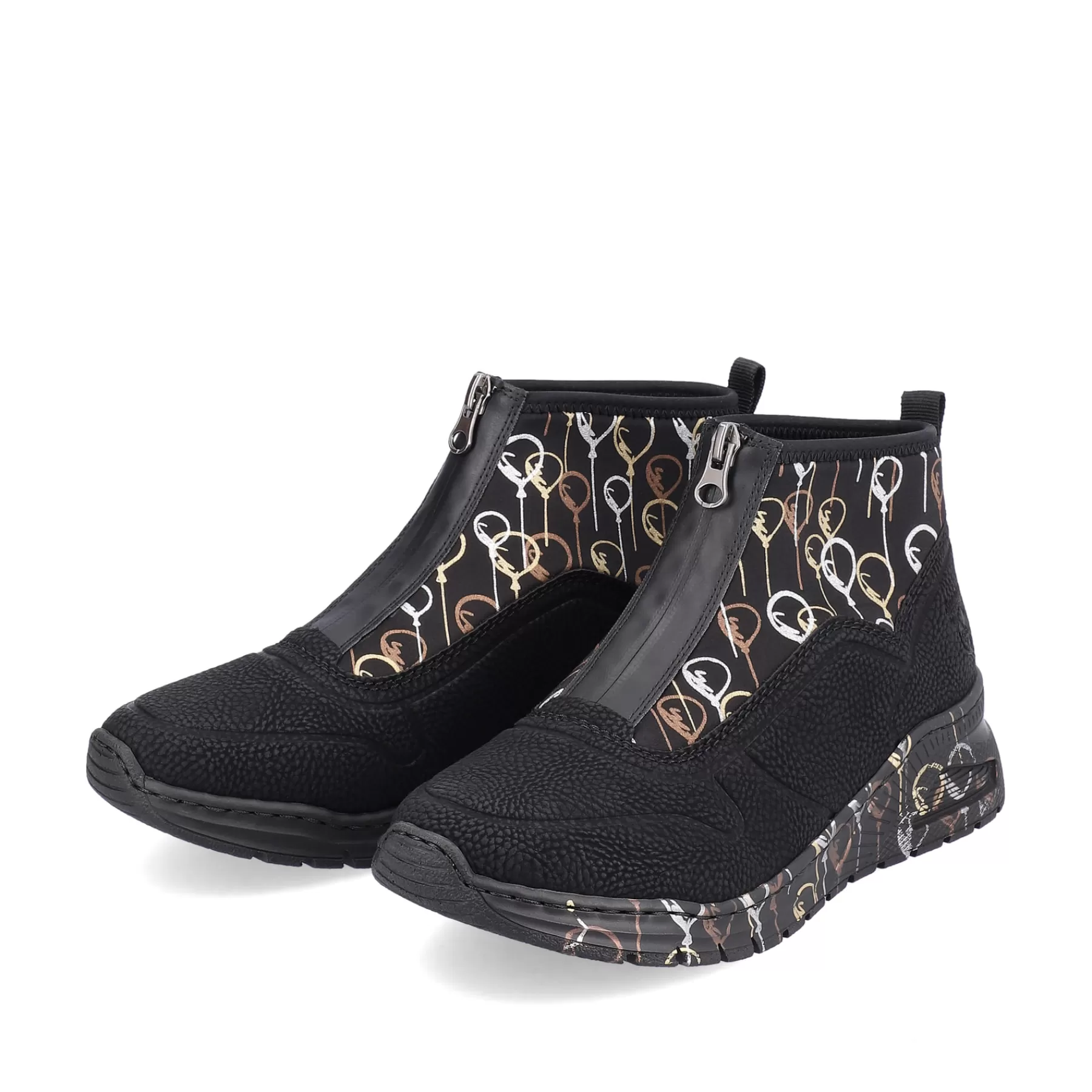 Fashion Damskie Tenisowki , Wysokie, Miejskie, Czarne Damski Trampki
