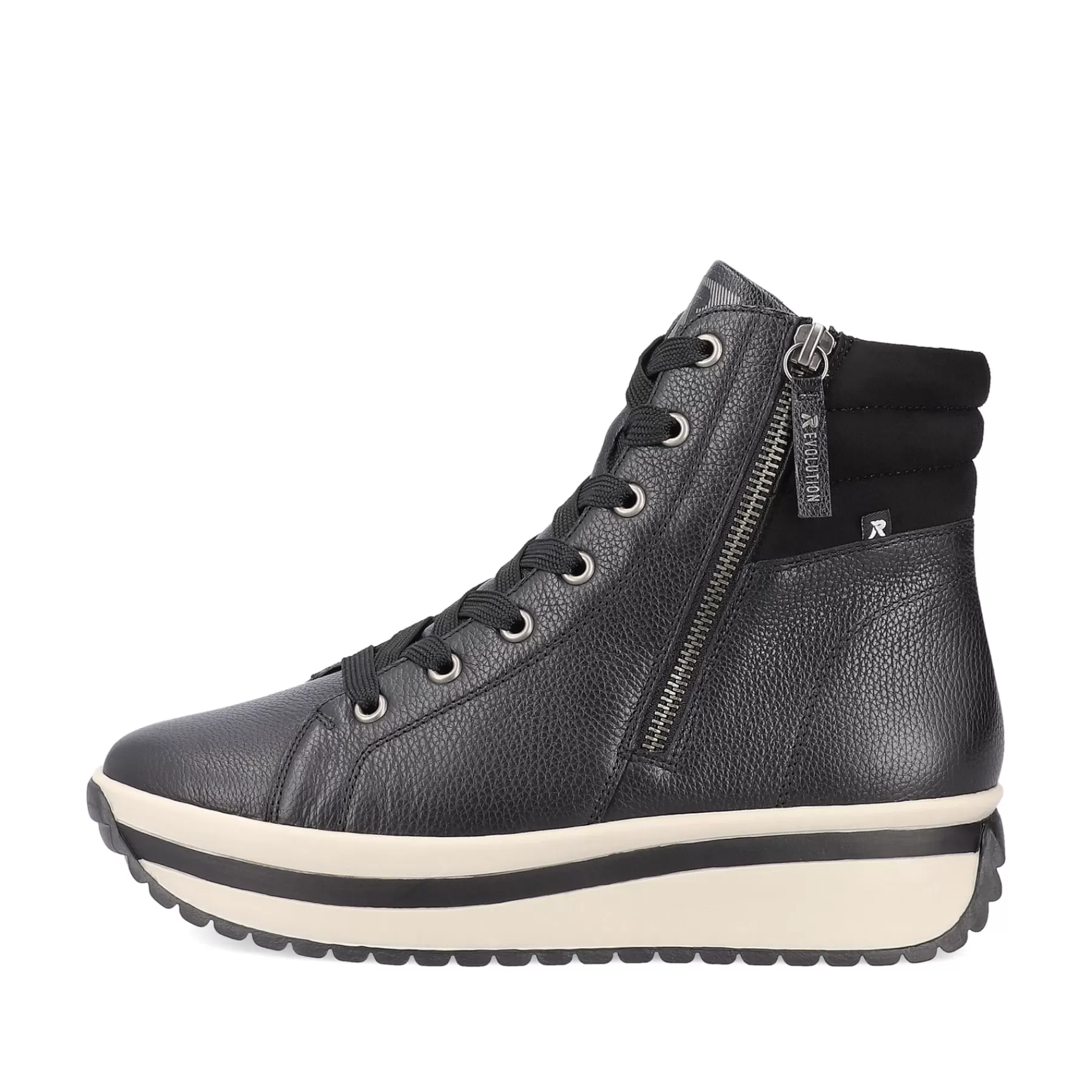 Outlet Damskie Tenisowki , Wysokie, Stalowe, Czarne Damski Trampki