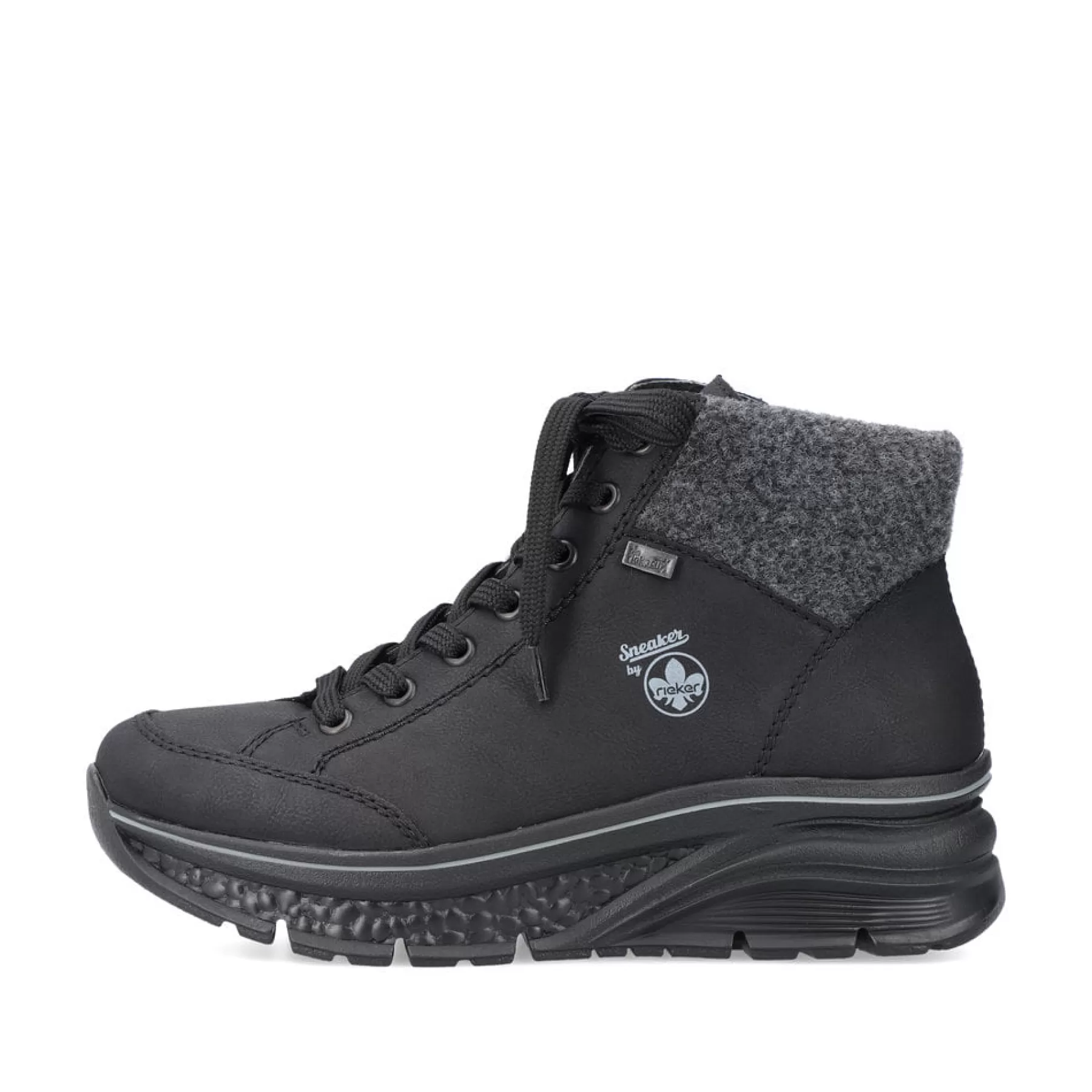 New Damskie Tenisowki , Wysokie, W Kolorze Glebokiej Czerni Damski Trampki