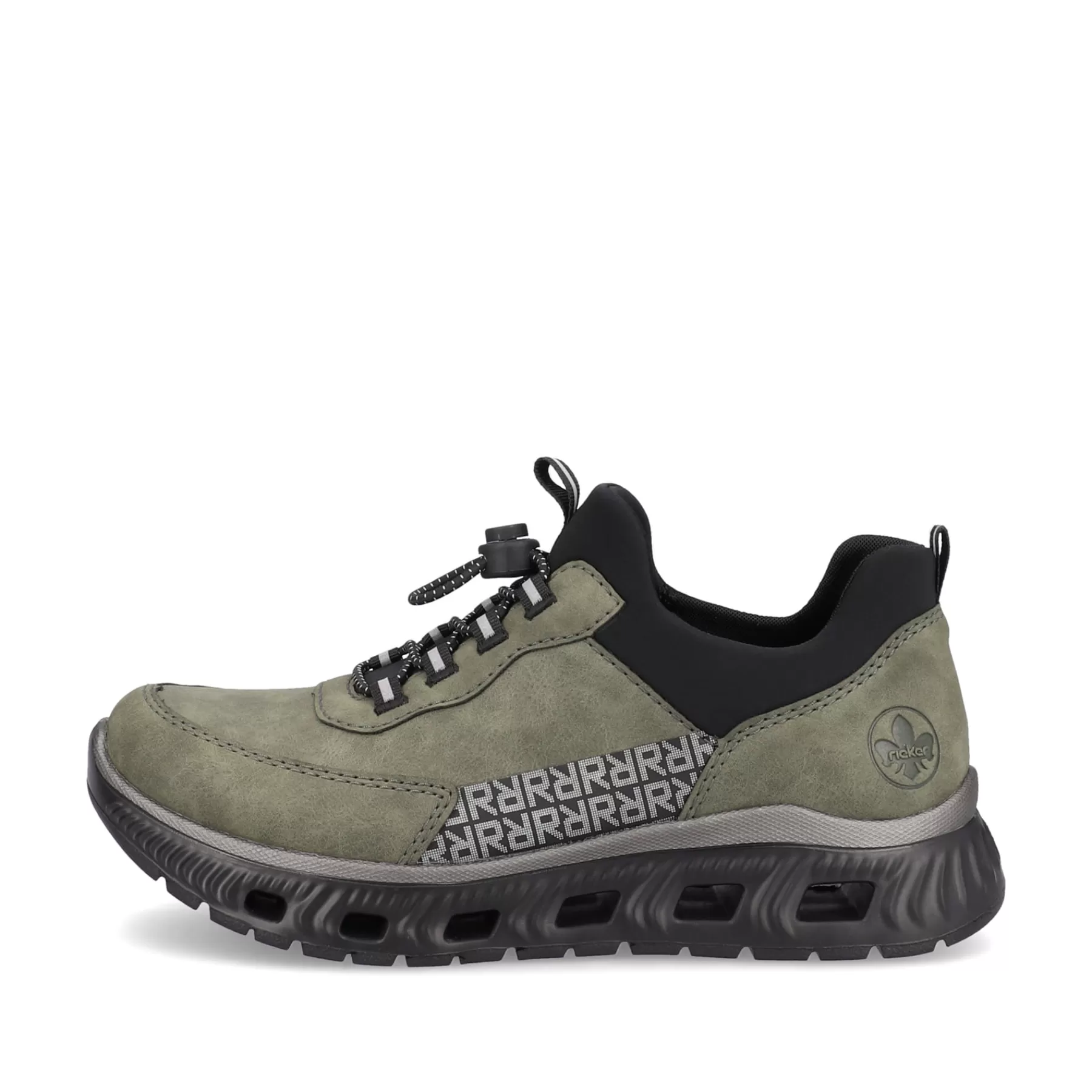 Outlet Kapcie Damskie Khaki-Czarne Damski Niskie Buty I Kapcie