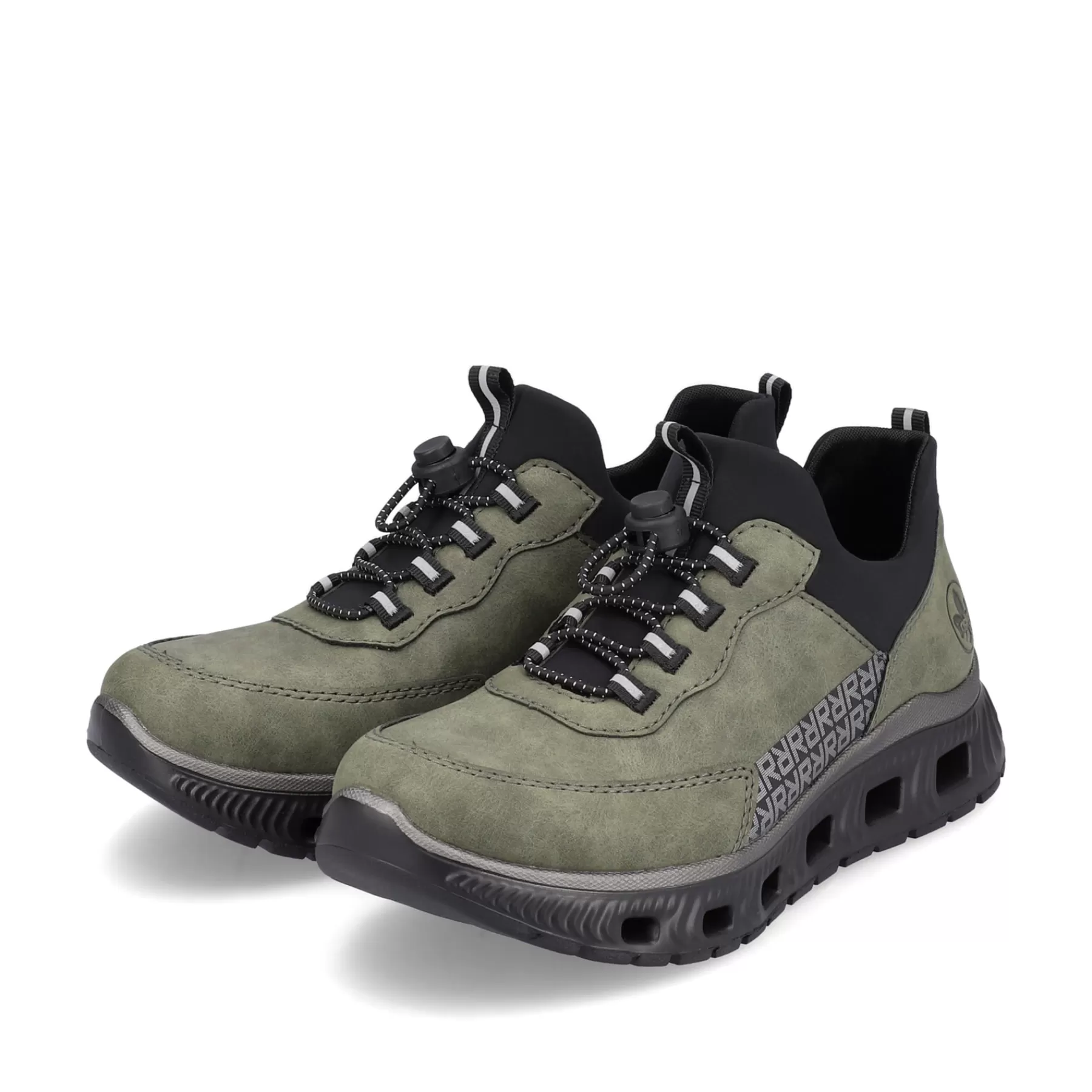 Outlet Kapcie Damskie Khaki-Czarne Damski Niskie Buty I Kapcie