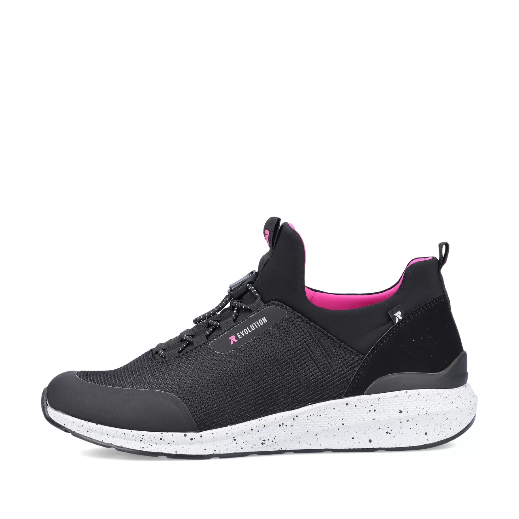 Online Kapcie Damskie Urban-Black Flamingo-Pink Damski Niskie Buty I Kapcie