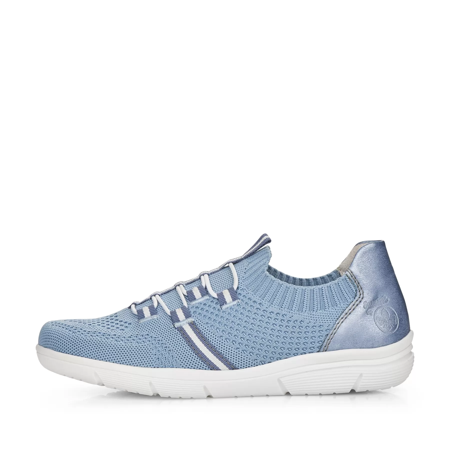 Shop Kapcie Damskie W Kolorze Blekitno-Bialym Damski Kolorowe Style