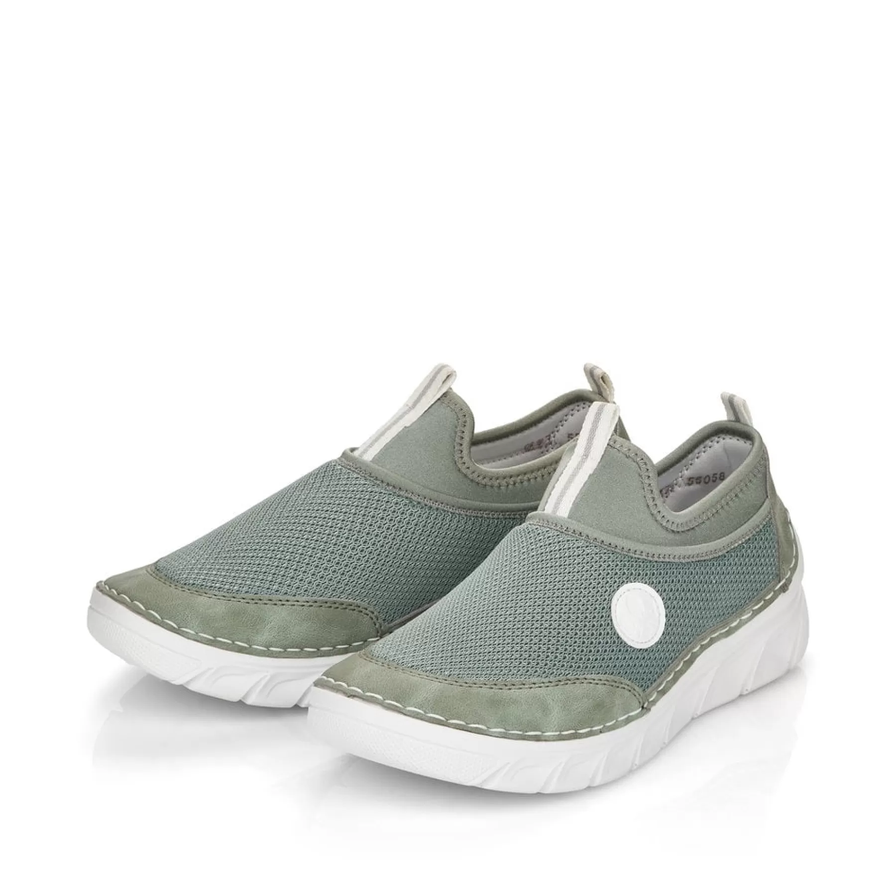 Outlet Kapcie Damskie W Kolorze Mietowo-Zielonym Damski Niskie Buty I Kapcie