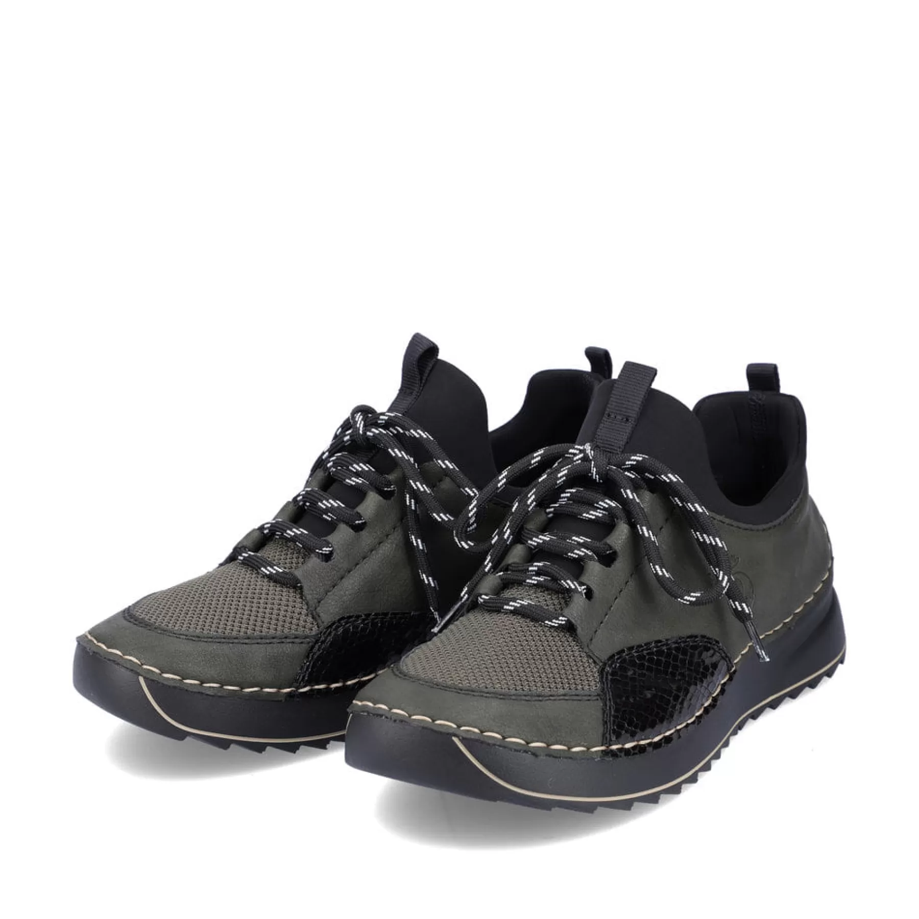 Store Kapcie Damskie W Kolorze Oliwkowym Damski Niskie Buty I Kapcie