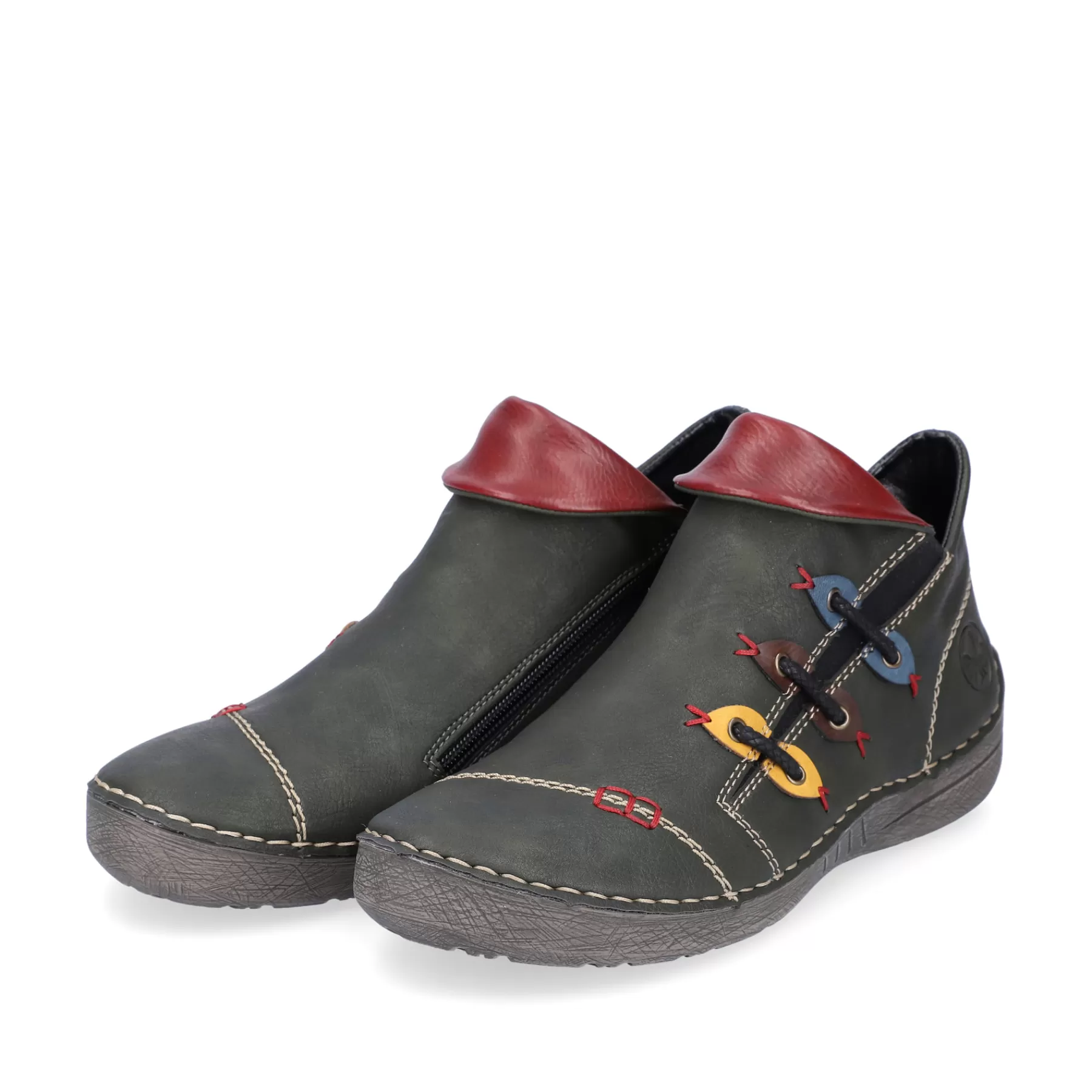 Shop Kapcie Damskie W Kolorze Oliwkowym Damski Niskie Buty I Kapcie