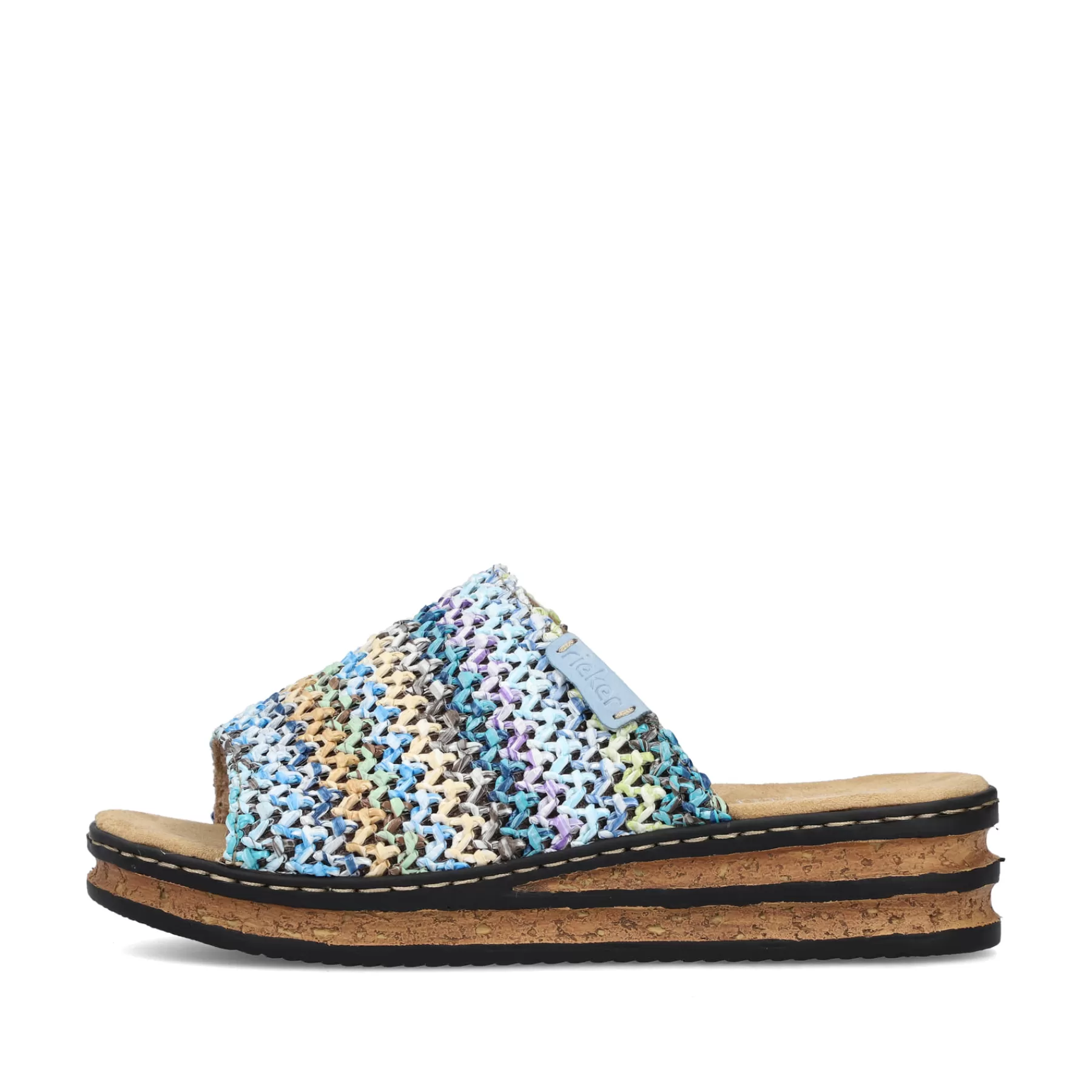 Cheap Klapki Damskie , Multi-Sky Blue Meskie Buty Na Lato