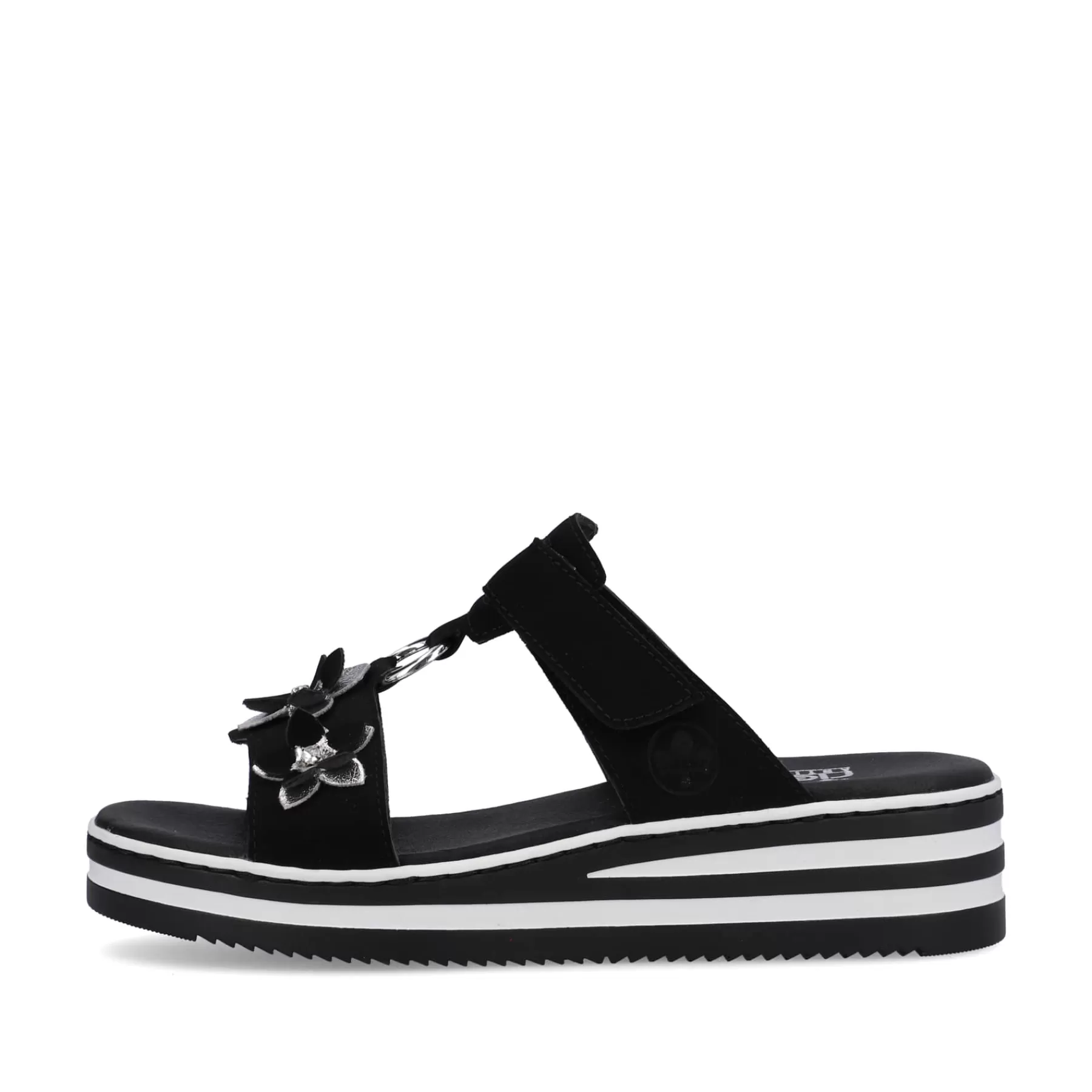 Outlet Klapki Damskie W Kolorze Grafitowo-Czarnym Meskie Buty Na Lato