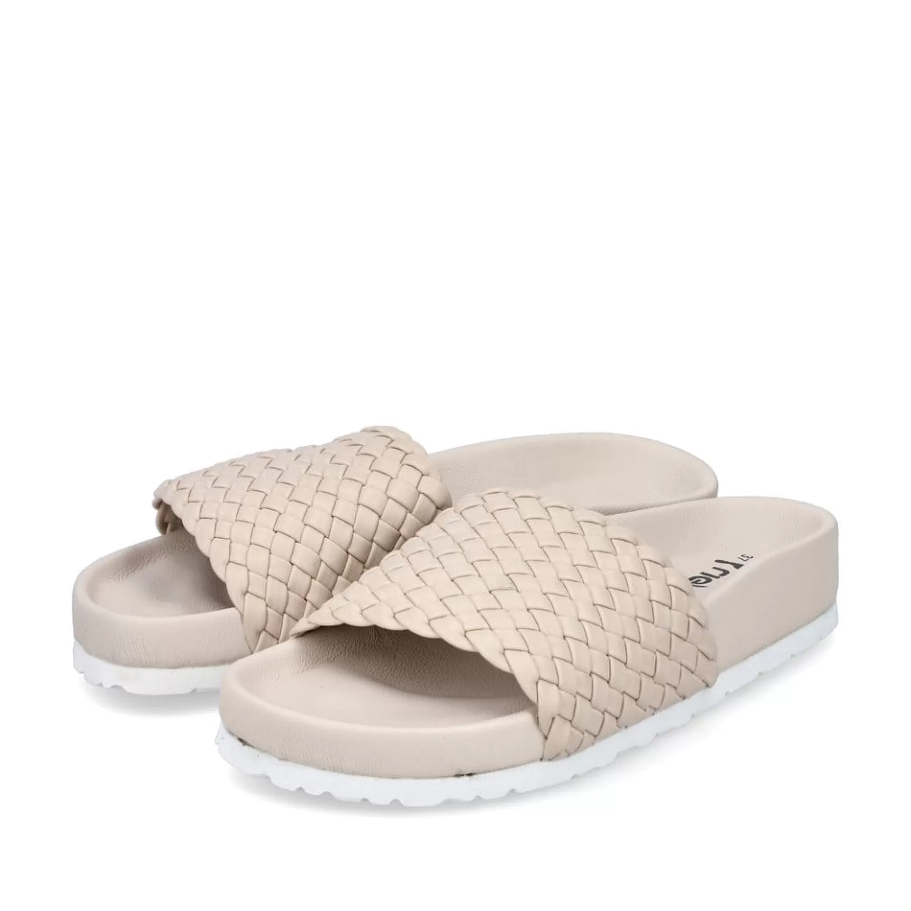 Best Sale Klapki Damskie W Kolorze Jasnego Bezu Damski Klapki I Kapcie