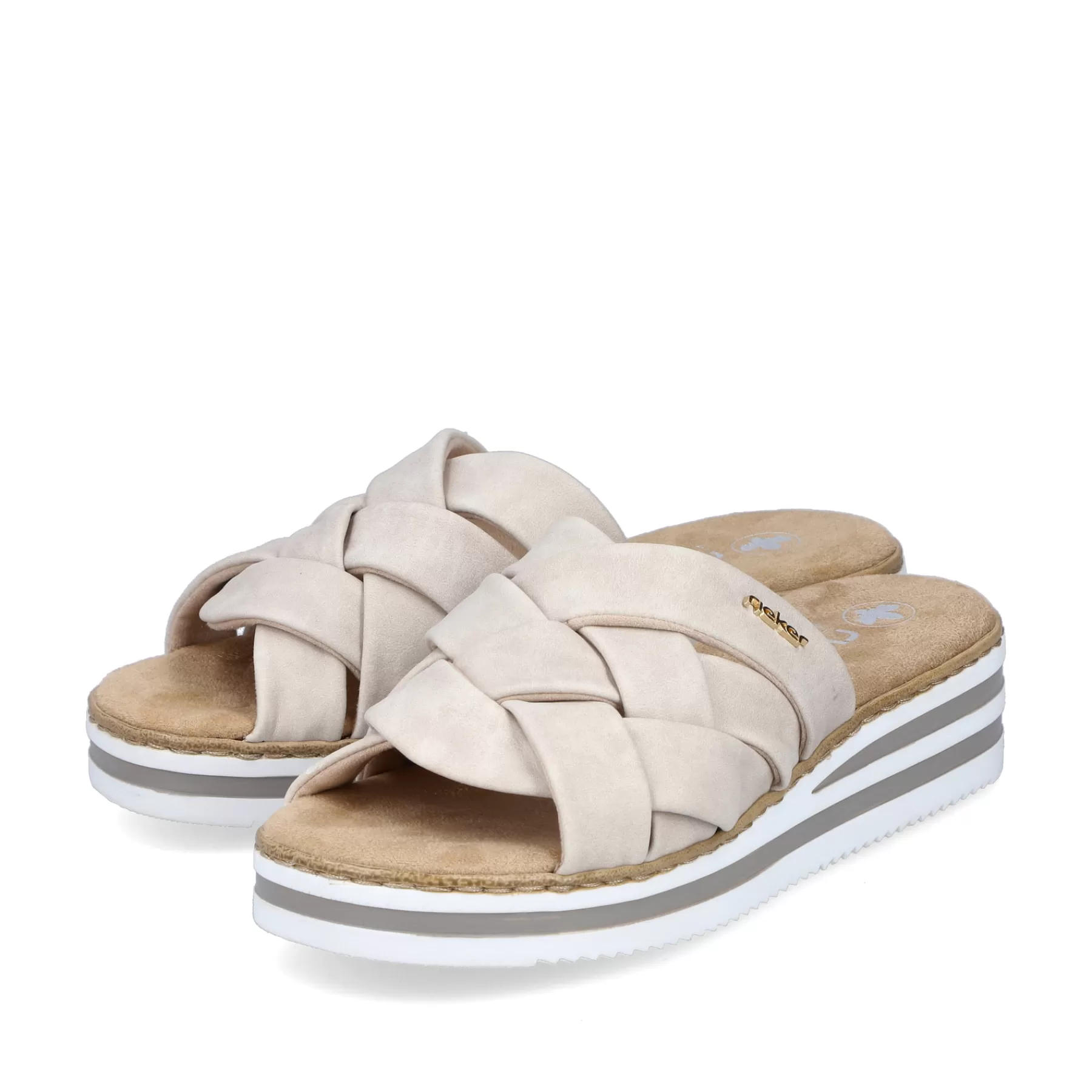 Flash Sale Klapki Damskie W Kolorze Jasnego Bezu Damski Klapki I Kapcie