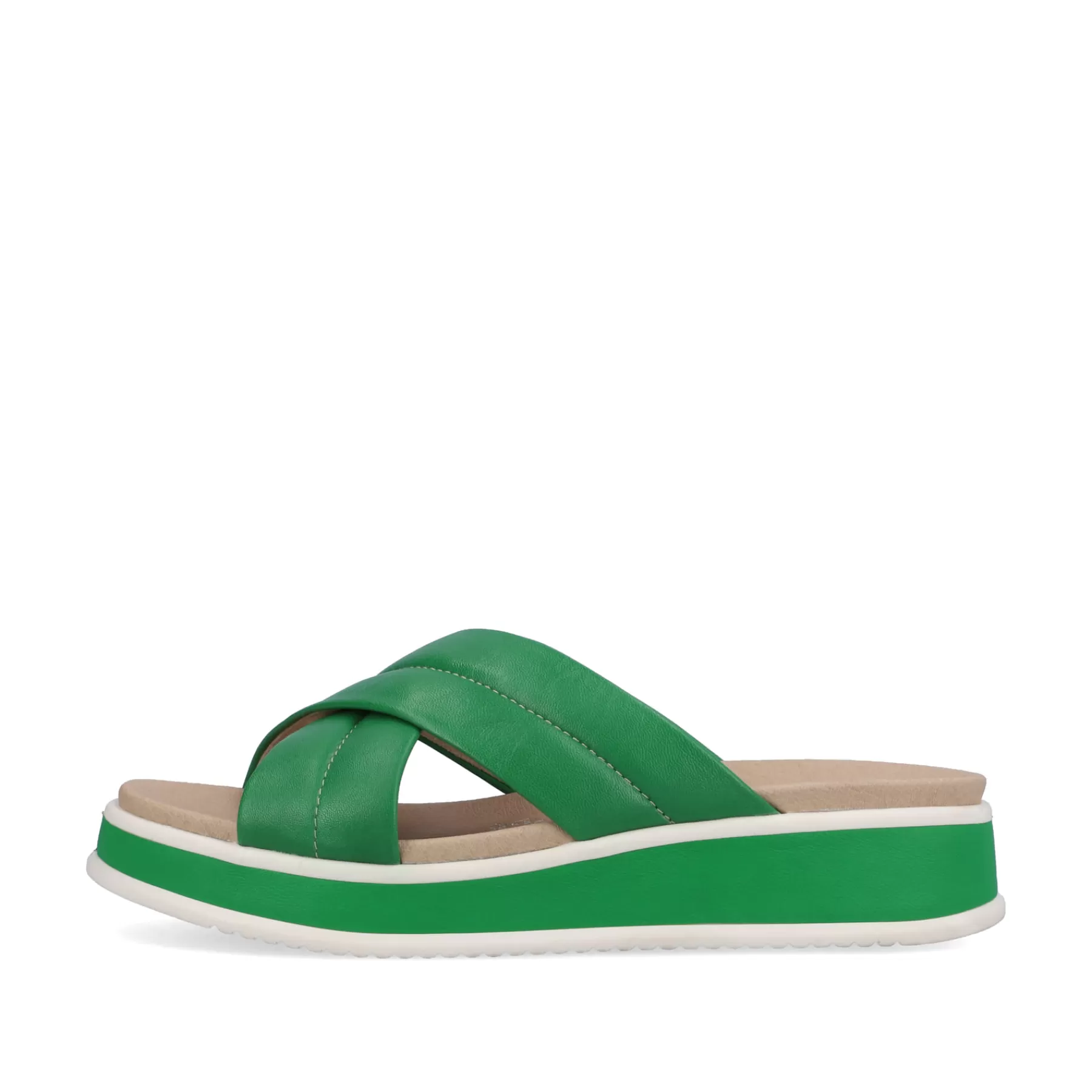 New Klapki Damskie W Kolorze Szmaragdowo-Zielonym Damski Kolorowe Style