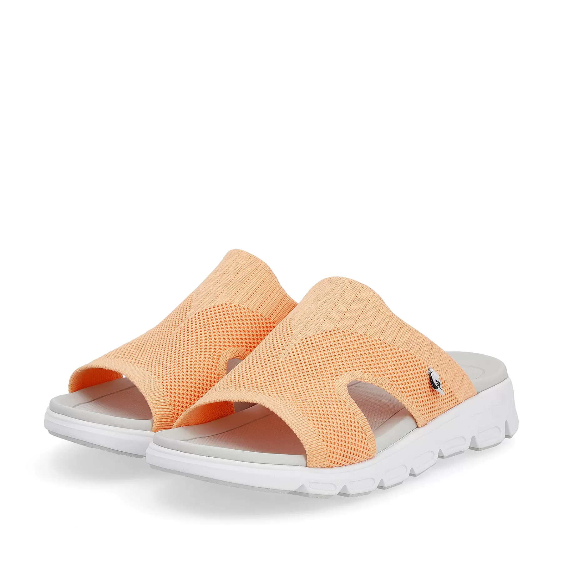 Fashion Klapki Damskie W Neonowo Pomaranczowym Kolorze Damski Kolorowe Style