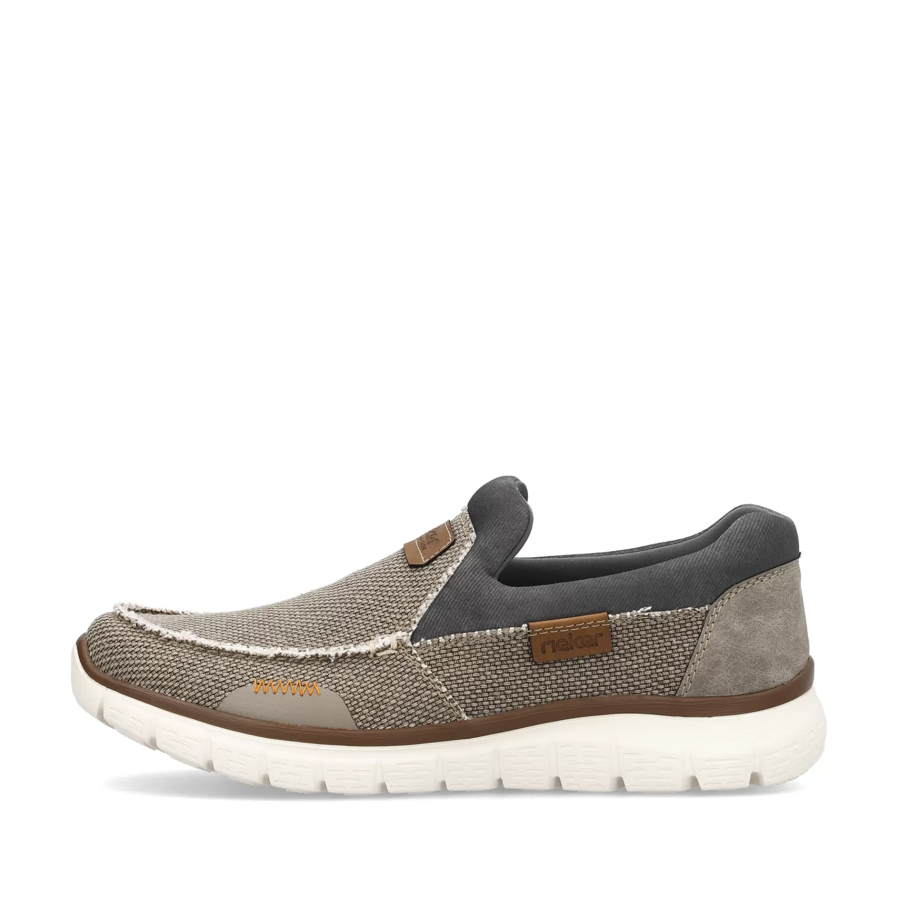 Discount Klapki Meskie W Kolorze Bezowo-Szarym Meskie Niskie Buty I Kapcie